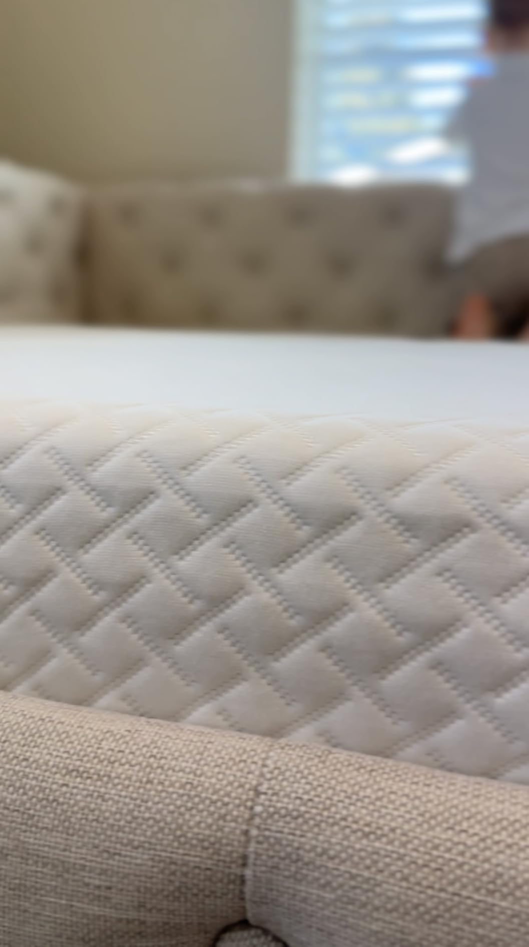 EGOHOME Full Size Memory Foam Mattress, 8 Inch Bed Mattress in A Box with Cooling Green Tea Gel, Pressure Relief with Medium Firm Support, CertiPUR-US Certified, 75''L x 54''W, 37.3 pounds White customer photo 2