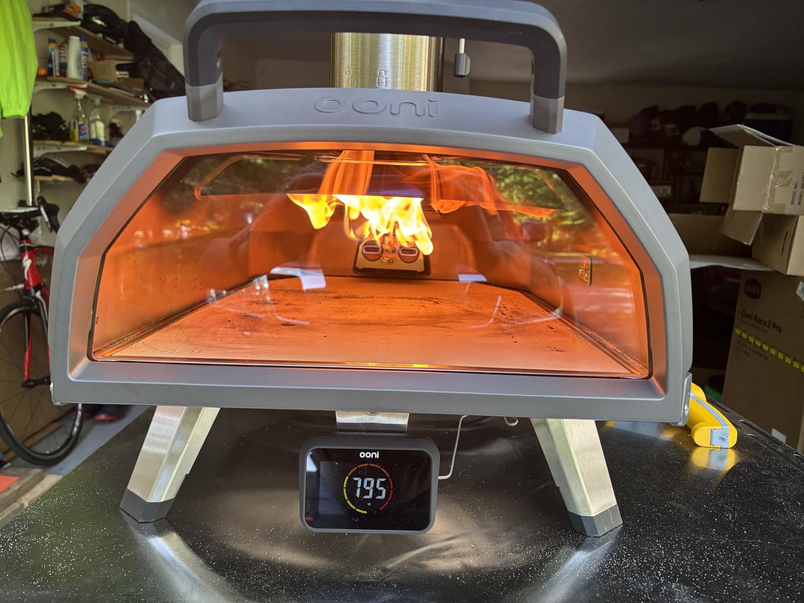 Ooni Karu 2 Pro Multi-Fuel Pizza Oven - Wood and Gas Outdoor Pizza Oven with Pizza Stone & Integrated Thermometer, 16 Inch Pizza Maker customer photo 2