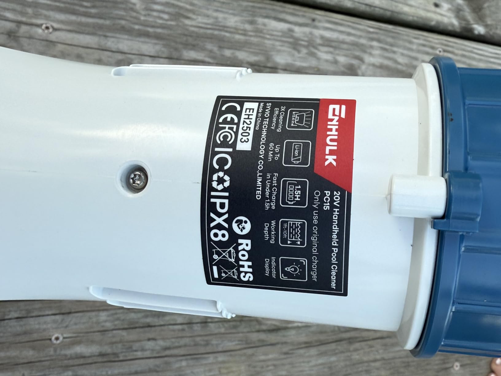 ENHULK Pool Vacuum for Above Ground Pool, Upgraded 13.4