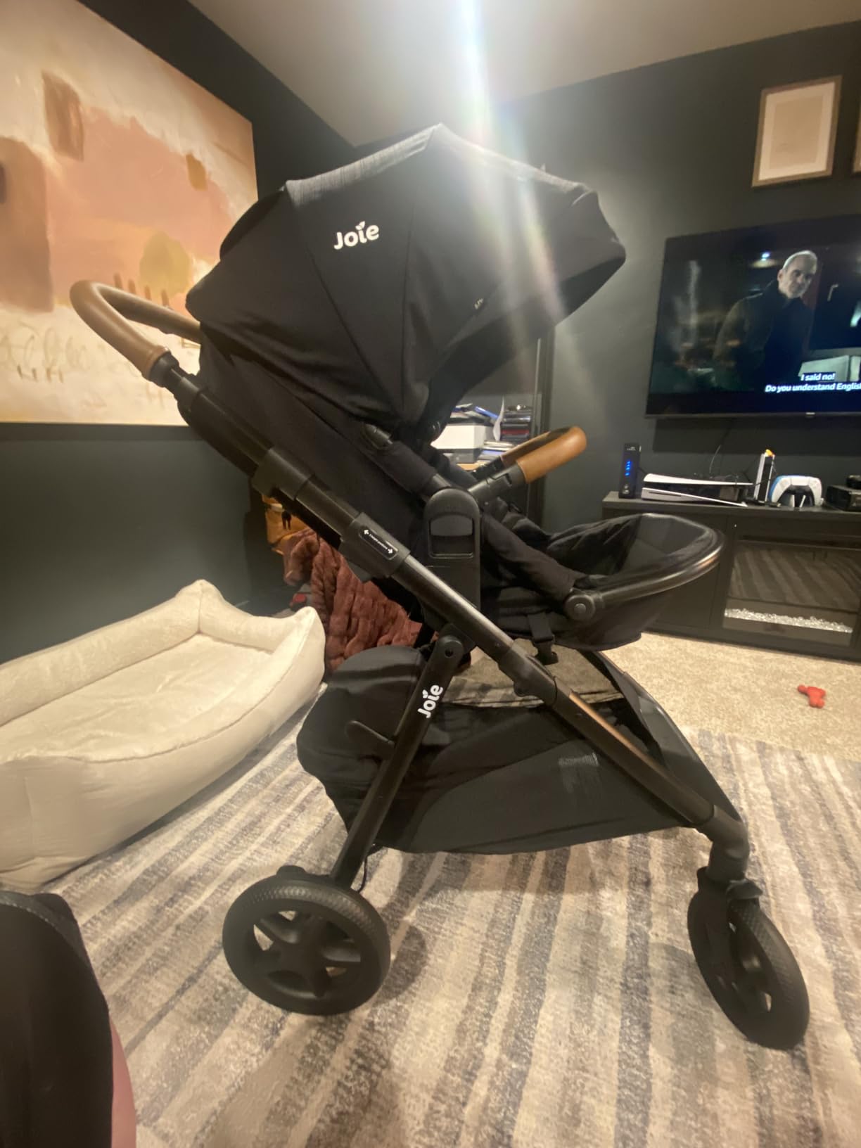Joie Ginger and Mint Latch Travel System - 4-in-1 Travel System with Base-Free Infant Car Seat & Stroller, Built-in Latch for Easy Install and an Included All-Terrain Stroller (Shale Dark) customer photo 1