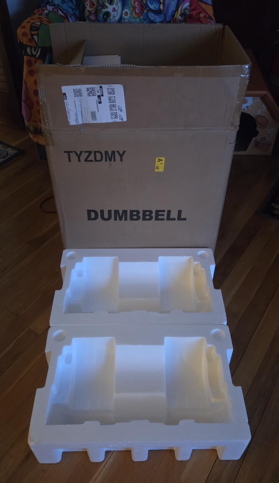 TYZDMY Adjustable Dumbbells Set of 2, Free Weights Dumbbells Set, 52.5 lbs pair 105 lbs, 15 in 1, for Men/Women Gym Equipment for Home Strength Training customer photo 2