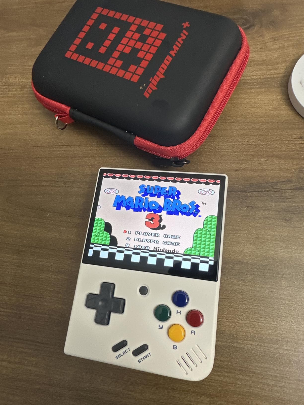 Miyoo Mini Plus Retro Emulator Handheld Game Console with WiFi & RTC, Gray customer photo 1