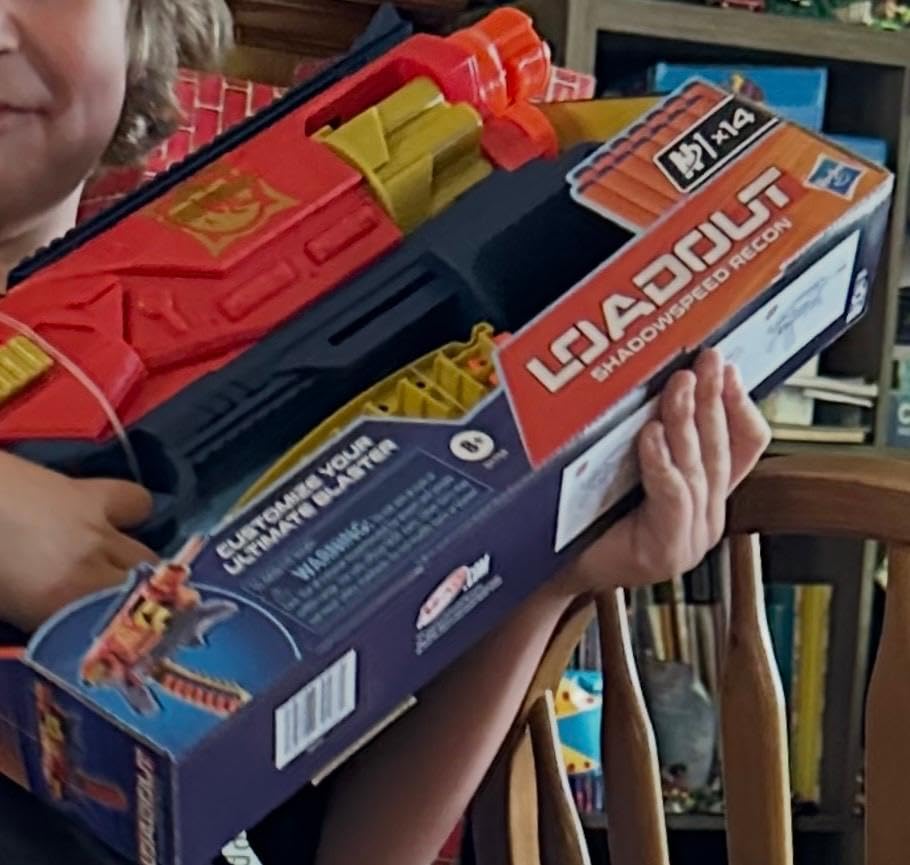 Nerf Loadout Shadowspeed Recon Blaster, 14-Dart Storage Attachment Accessory, 6-Dart Revolving Cylinder, 14 Nerf N1 Darts, Kids Toys & Gifts, Ages 8+ customer photo 1