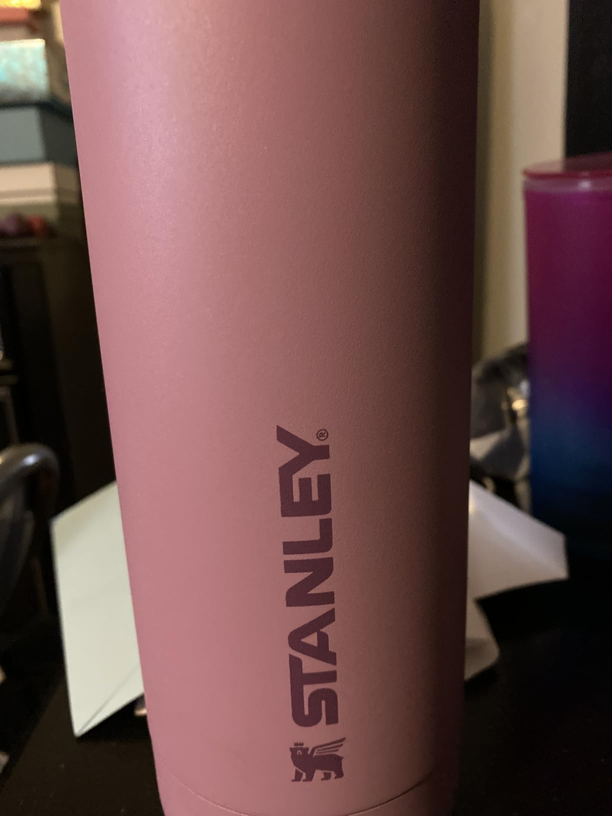 Stanley Quick Flip GO Water Bottle 36 oz | Push Button Lid | Leakproof and Packable for Travel and Sports | Insulated Stainless Steel | BPA-Free | Black customer photo 1