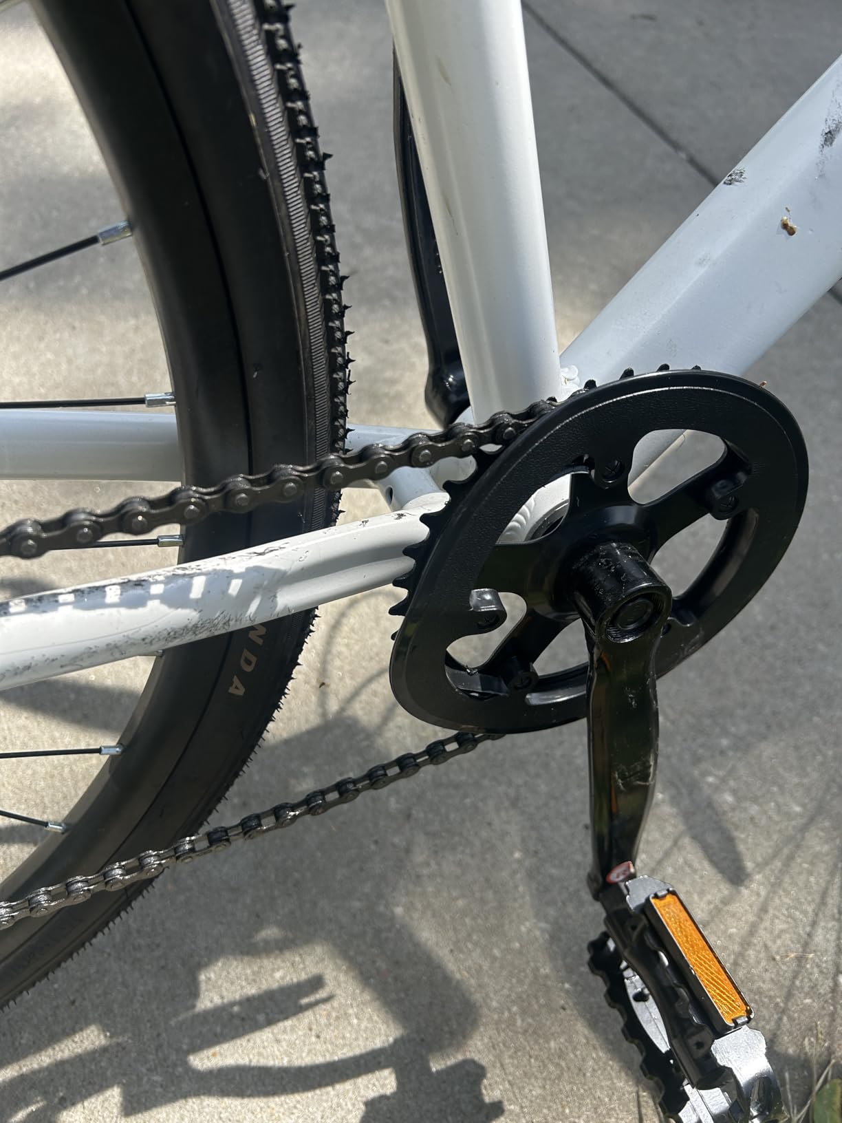 VIRIBUS Hybrid Bikes, 28 inch Mens Hybrid Bicycle 7 Speed with Lightweight Aluminum Frame & Disc Brakes, 700C customer photo 2