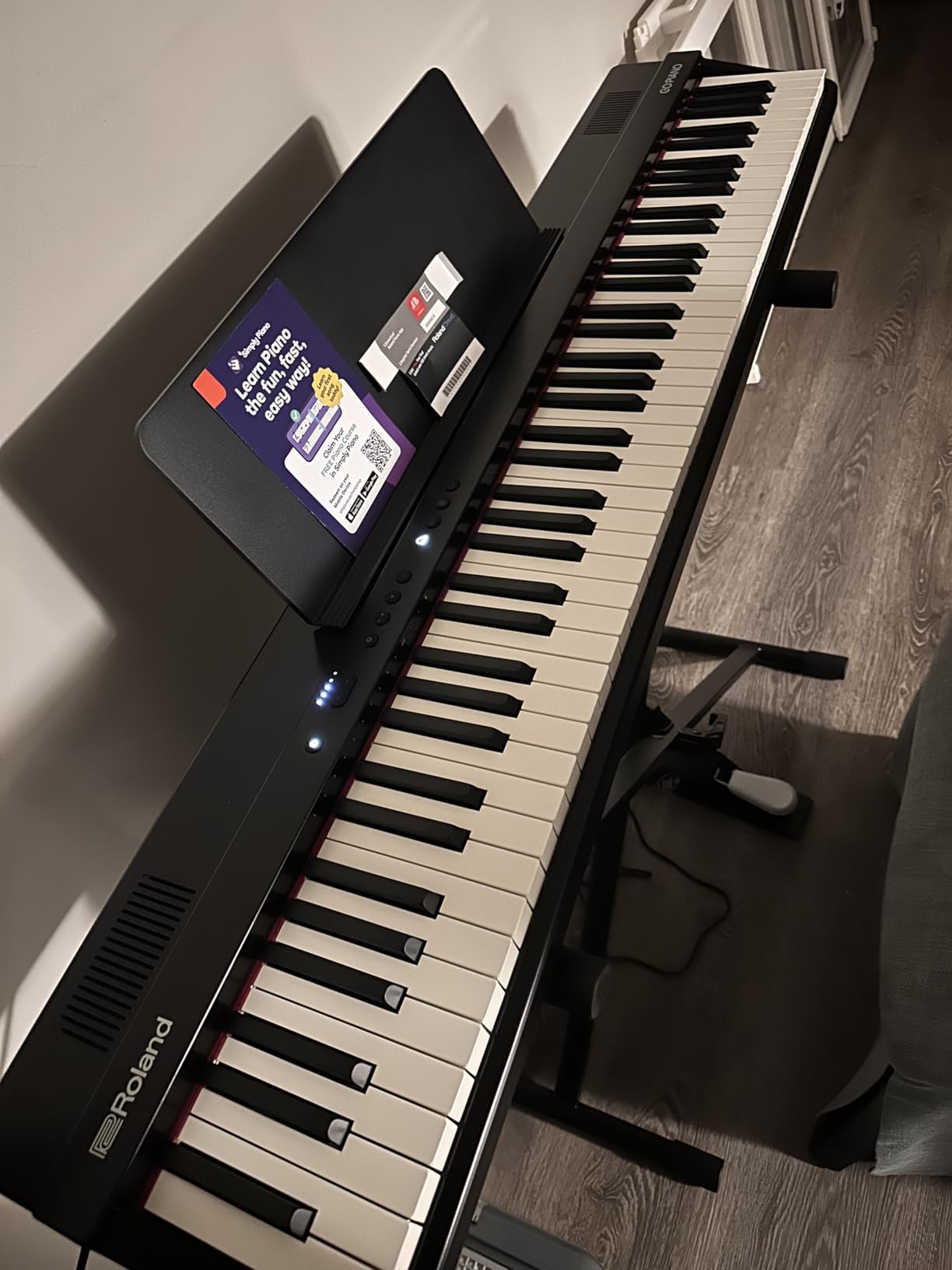 Roland GO:PIANO88PX Entry-Level Portable 88-Note Digital Piano, Premium Performance, Lightweight Design, Powerful Learning Features, Battery-Powered Operation, Bluetooth & MIDI Connectivity customer photo 1