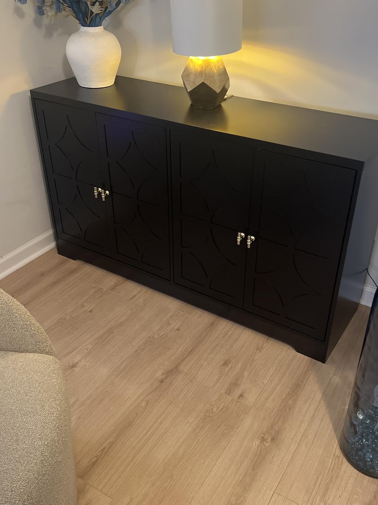 RoyalCraft Sideboard Buffet Cabinet with Storage, 56