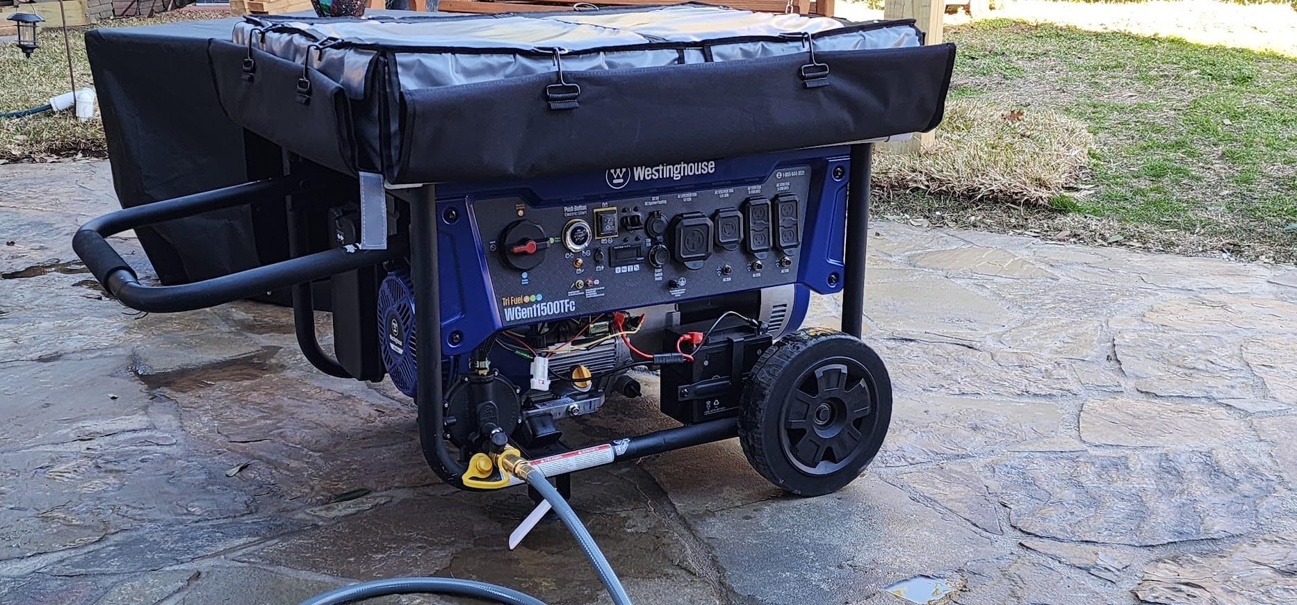 Westinghouse 14500 Peak Watt Dual Fuel Home Backup Portable Generator, Remote Electric Start, Transfer Switch Ready, Gas and Propane Powered customer photo 2