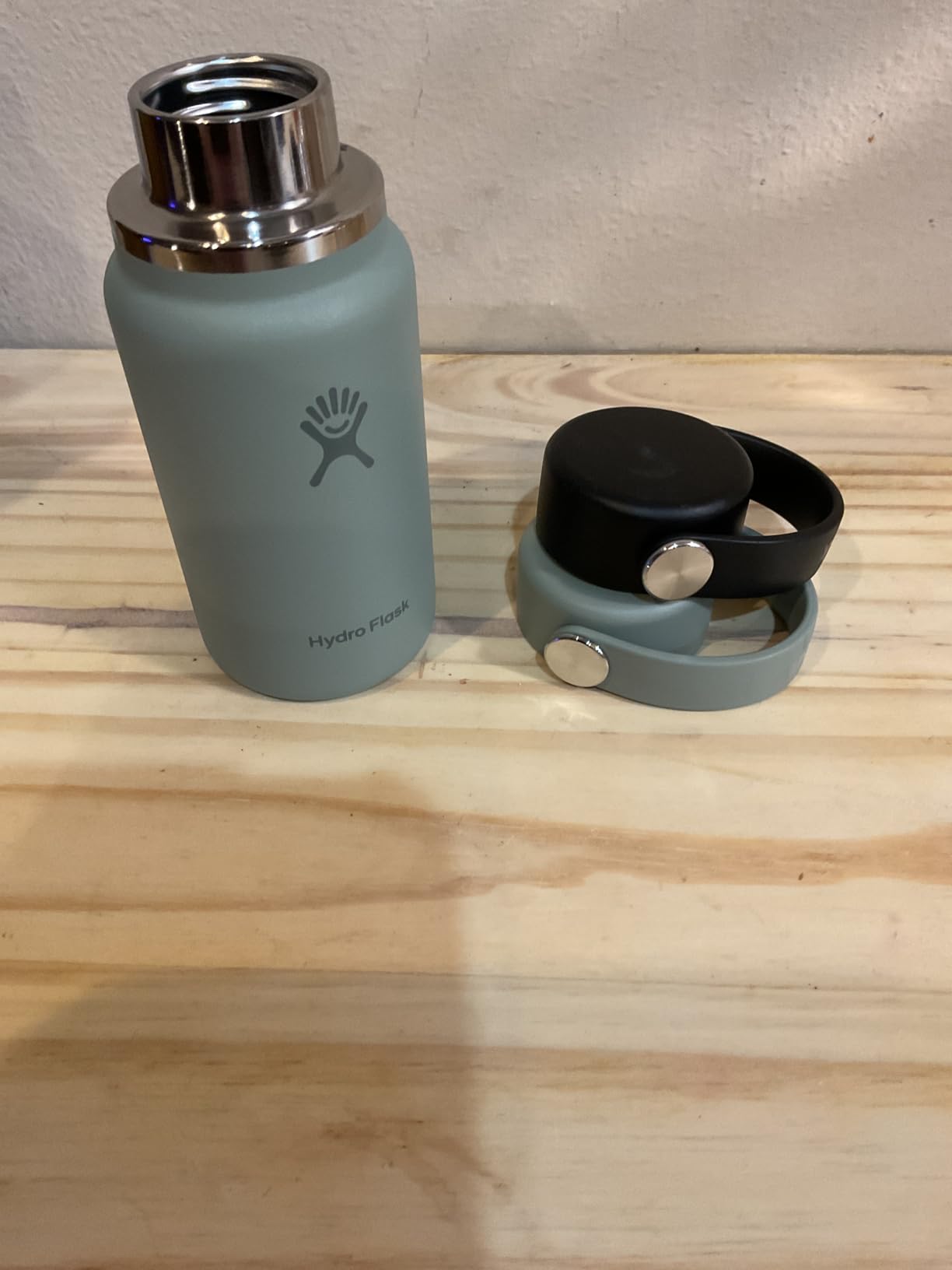 Hydro Flask Micro Bottle - Leak Proof Purse or Pocket Flask - Insulated Mini Water Bottle 6.7 Oz Aloe customer photo 1