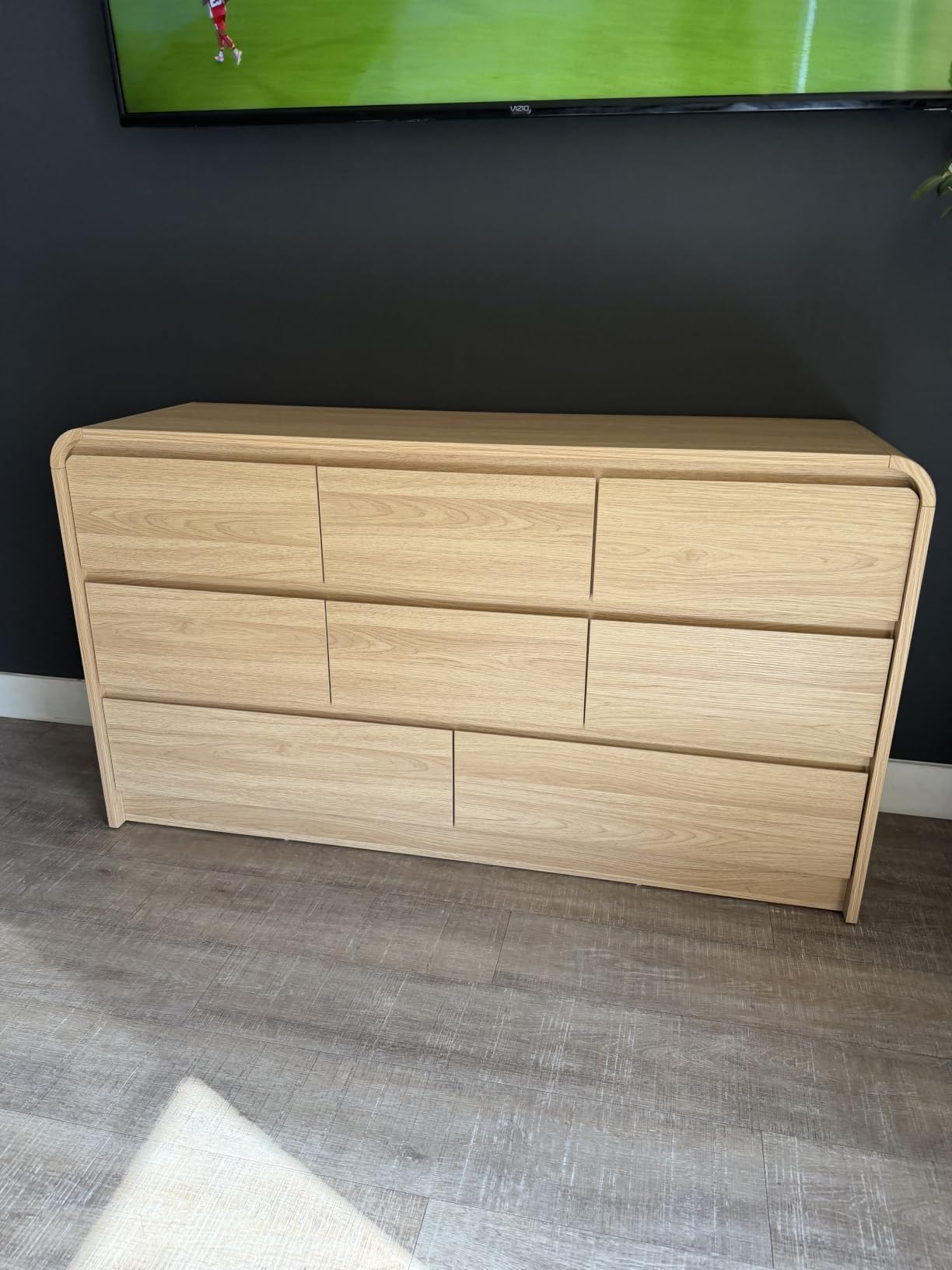 Aitjunz Modern 8 Drawers Dresser for Bedroom, 55