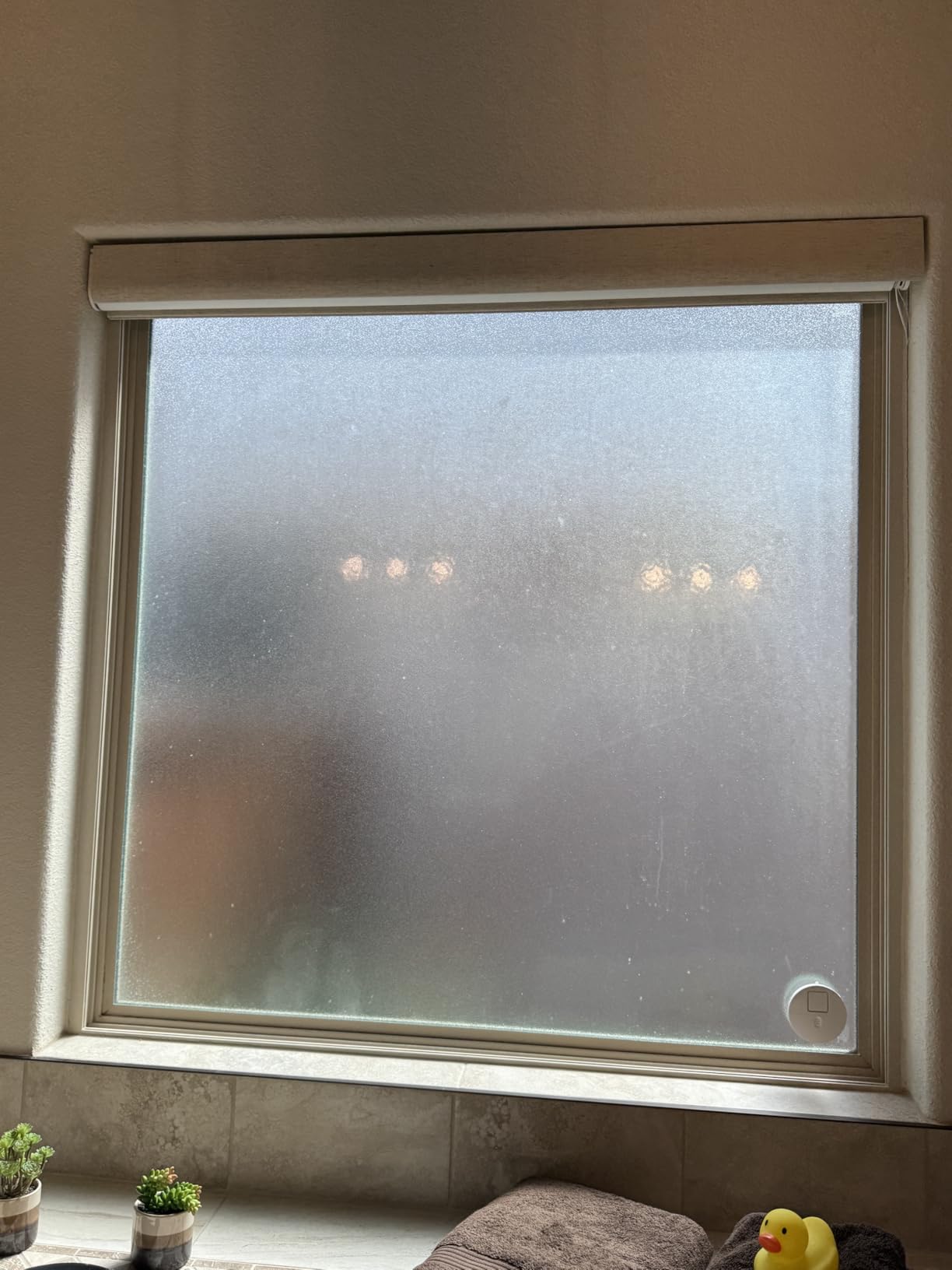 Persilux Smart Motorized Blinds with Remote, No Drill Automatic Roller Shades for Indoor Windows, Blackout Linen Fabric, Electric Blinds for Windows, Weave Swan C162BO-1, Custom Size customer photo 1