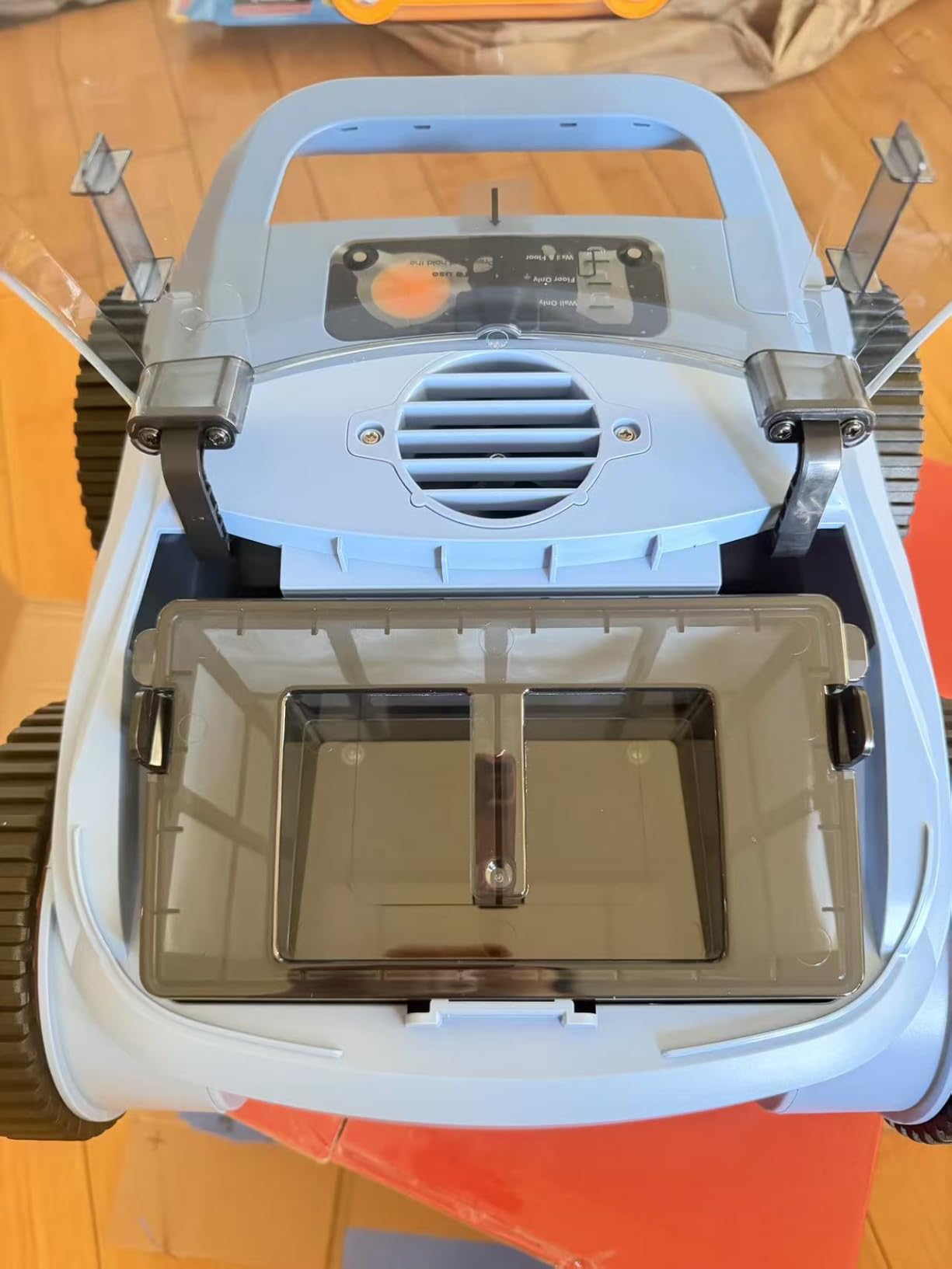 Pool Vacuum for Inground Pool, Cordless Pool Cleaner Robot with Smart Navigation, Self-Parking, LED Indicator, Wall&Waterline Above Ground Pool Vacuum Cleaning up to 2150 Sq.ft customer photo 1
