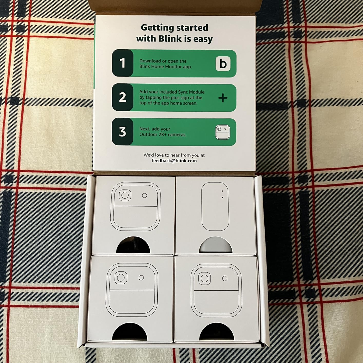 Blink Outdoor 2K+ (Newest Model) - Wireless Smart Security Camera, 2K Video Resolution, Enhanced Audio, Two-Year Battery, Sync Module Core Included - 5 Camera System customer photo 1