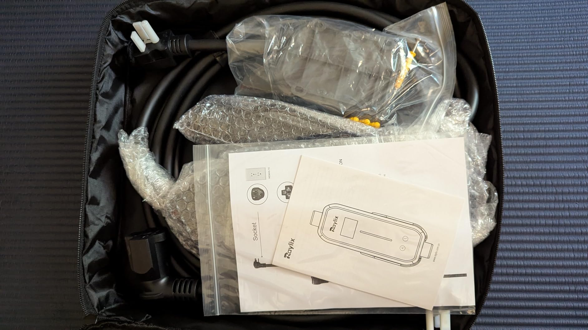 2026 Upgraded Level 1&2 Portable EV Charger, 8-16Amp Adjustable Current & Timer, 110V-240V, NEMA 5-15 & 6-20 Plug, 21Ft EV Charging Cable, J1772 Electric Car Charger for All PHEV/EV Charging Cord customer photo 2