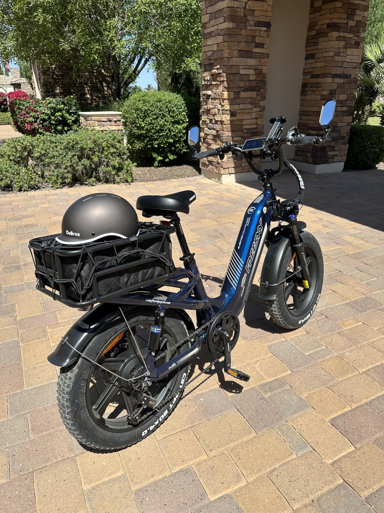 FREESKY 2026 Upgraded Rocky Pro Torque Sensor Electric Bike for Adults, 48V 25Ah Samsung Cells Battery, 105 Miles Range, 33MPH Fat Tire Step-Thru E Bike, 20
