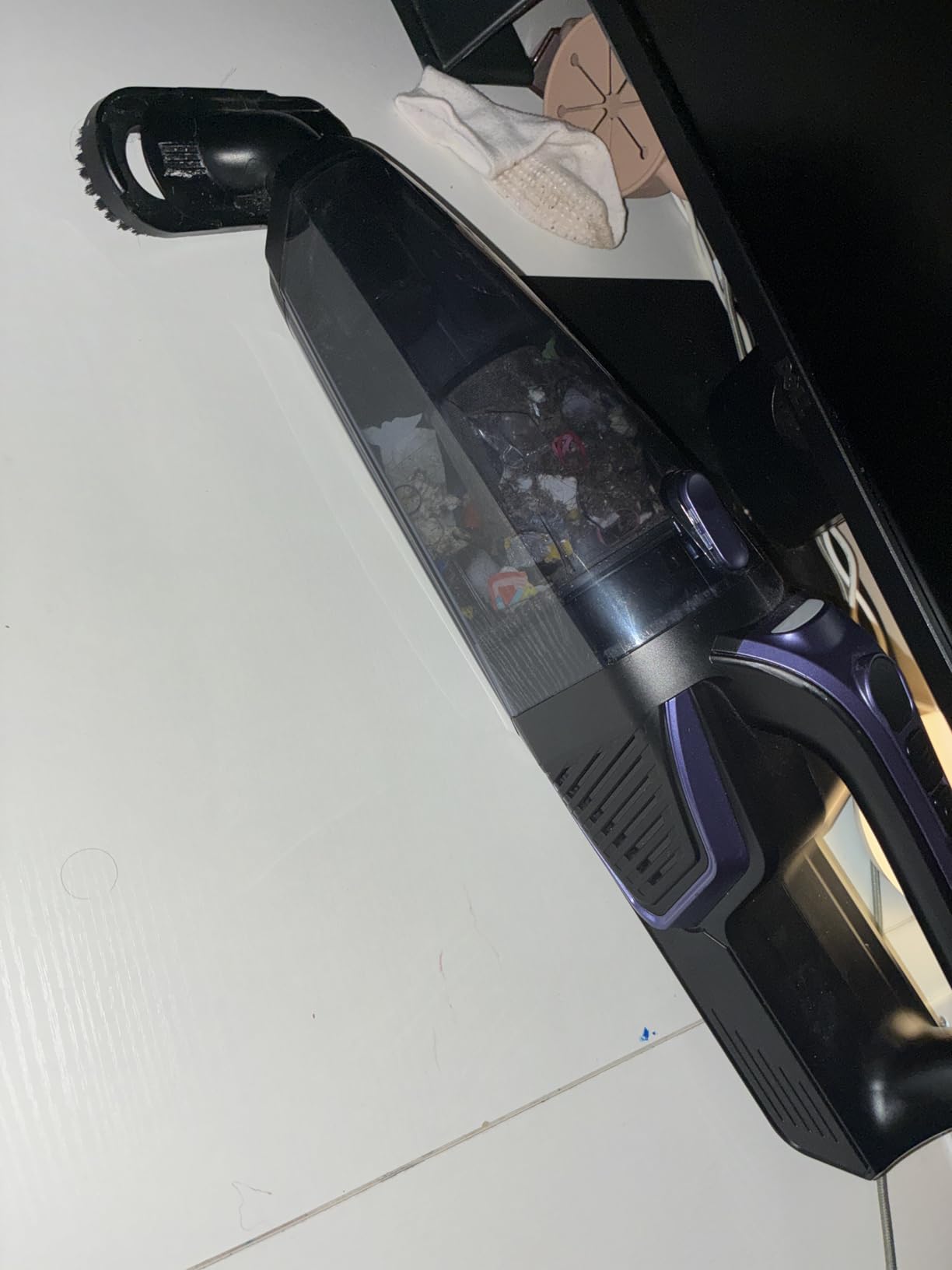 Pet Hair Handheld Vacuum Cordless: 20000PA High Power Car Vacuum with Motorized Brush and LED Light, Rechargeable Hand Held Vacuum Cleaner with Reusable Filter for Car, Home, Office & Pet customer photo 1