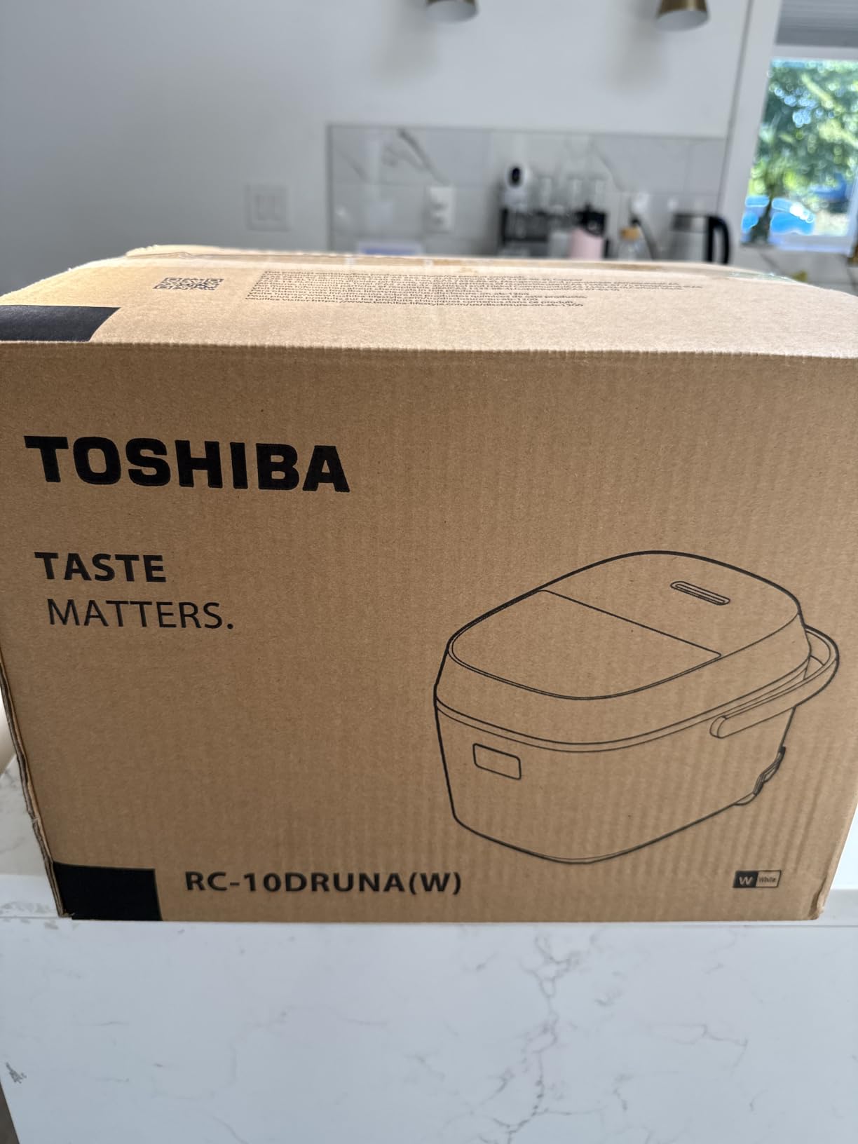 OriginTaste Rice Cooker 5.5-Cup Uncooked, Fuzzy Logic, 15-in-1 Functions, Digital Display, Delay Timer, Keep Warm, Nonstick Inner Pot, White customer photo 2