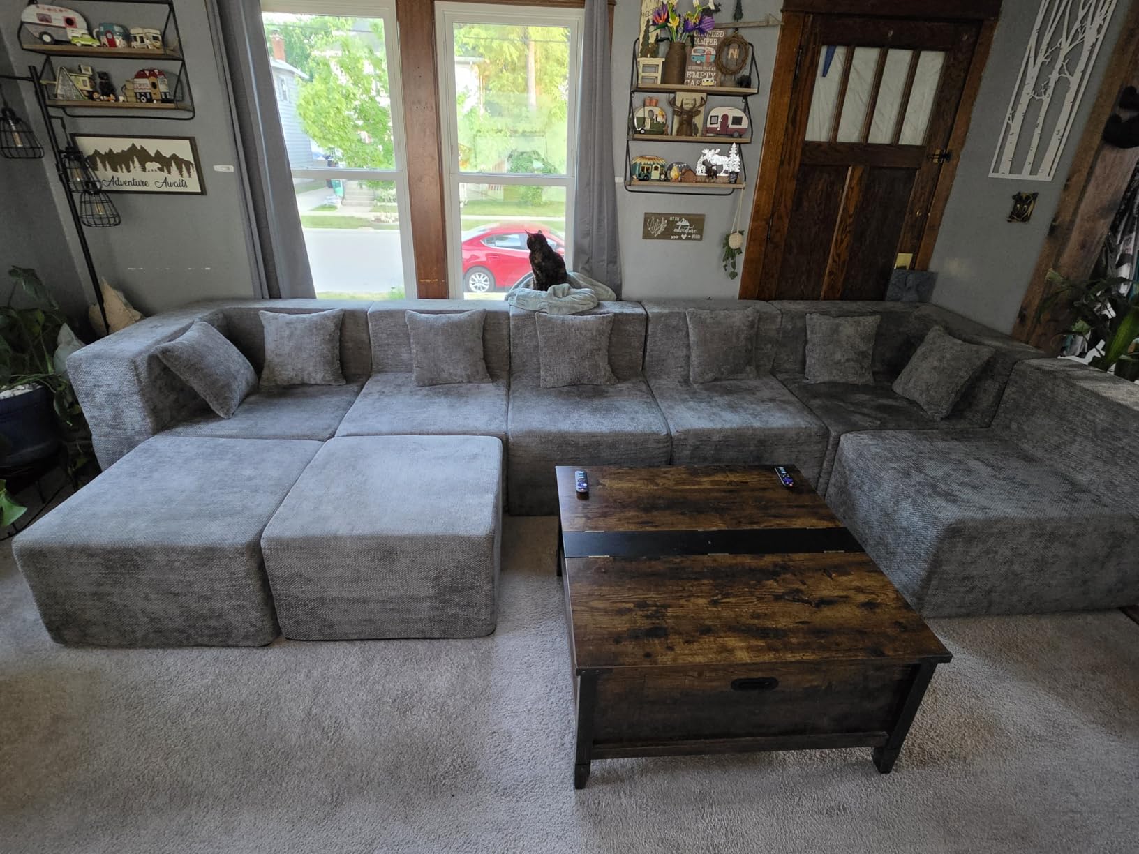 MONVANE Modular Sectional Cloud Couch for Living Room - 130
