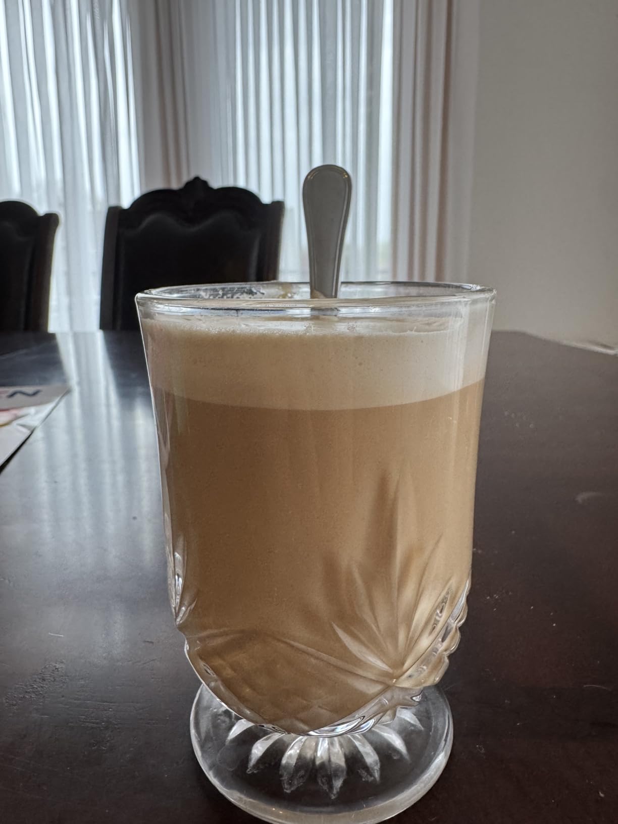DREO Milk Frother, All-in-1 Electric Foam Maker for Coffee, 15oz/450ml Automatic Foam Frother for Latte Art-level Microfoam, 30+ Drinks, Easy to Clean, Dishwasher Safe, LED display customer photo 2