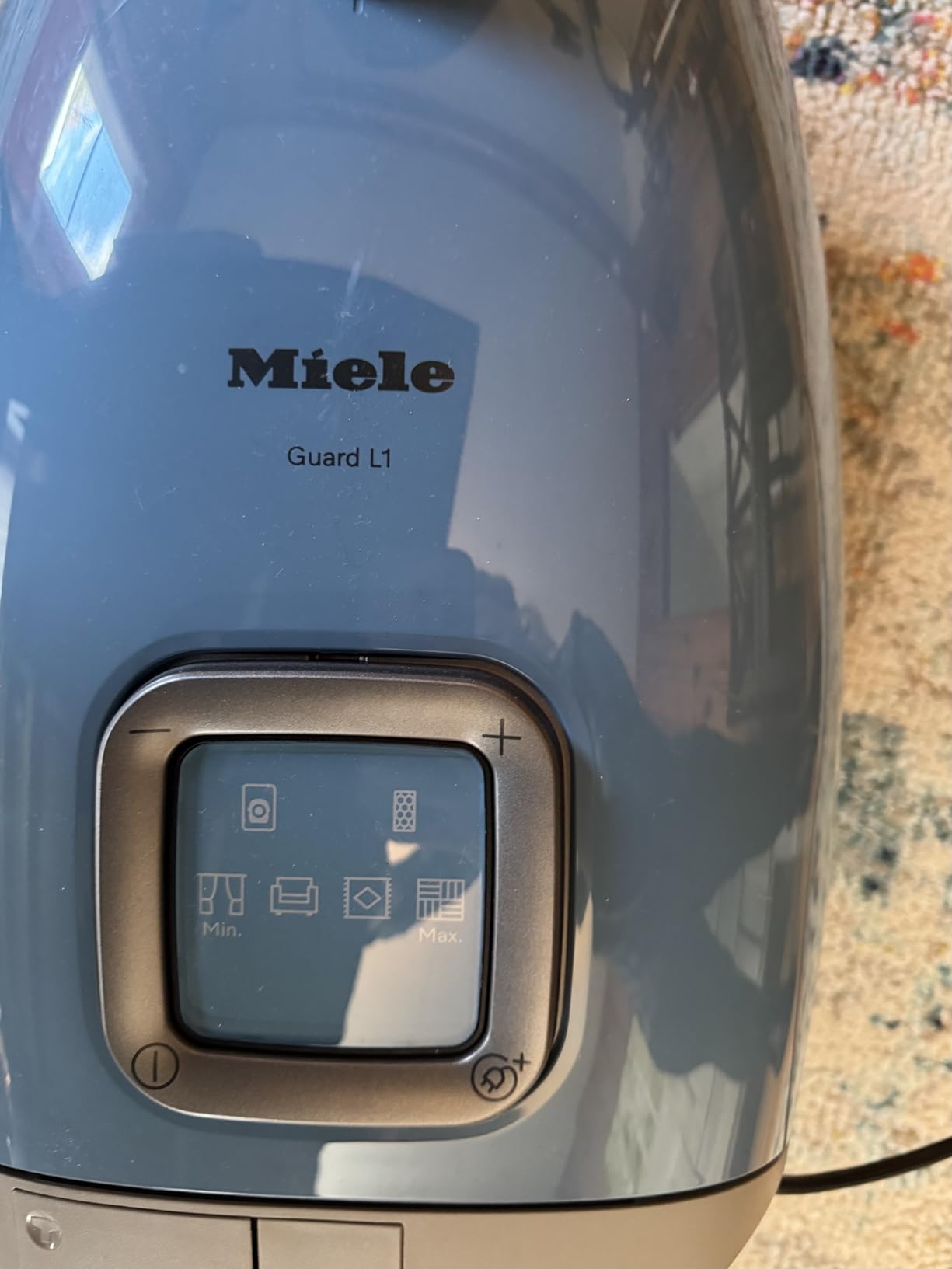 Miele Guard L1 Bagged Canister Vacuum Cleaner with LED Display Panel, Nordic Blue/Space Grey customer photo 2