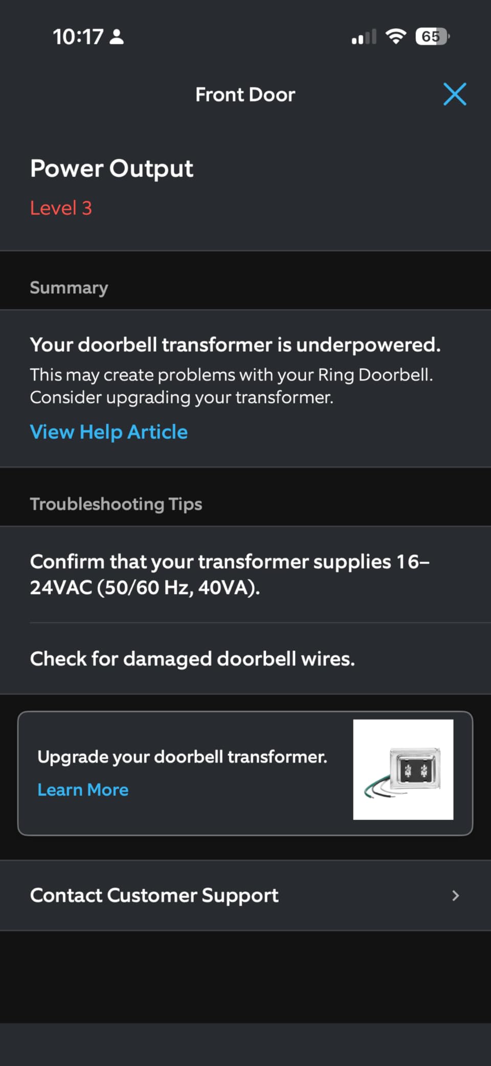 Ring Wired Doorbell (newest model), Wide-Angle Retinal 2K, up to 6x Enhanced Zoom, pair with Alexa or Ring Chime for in-home alerts, Speckled Gray customer photo 2