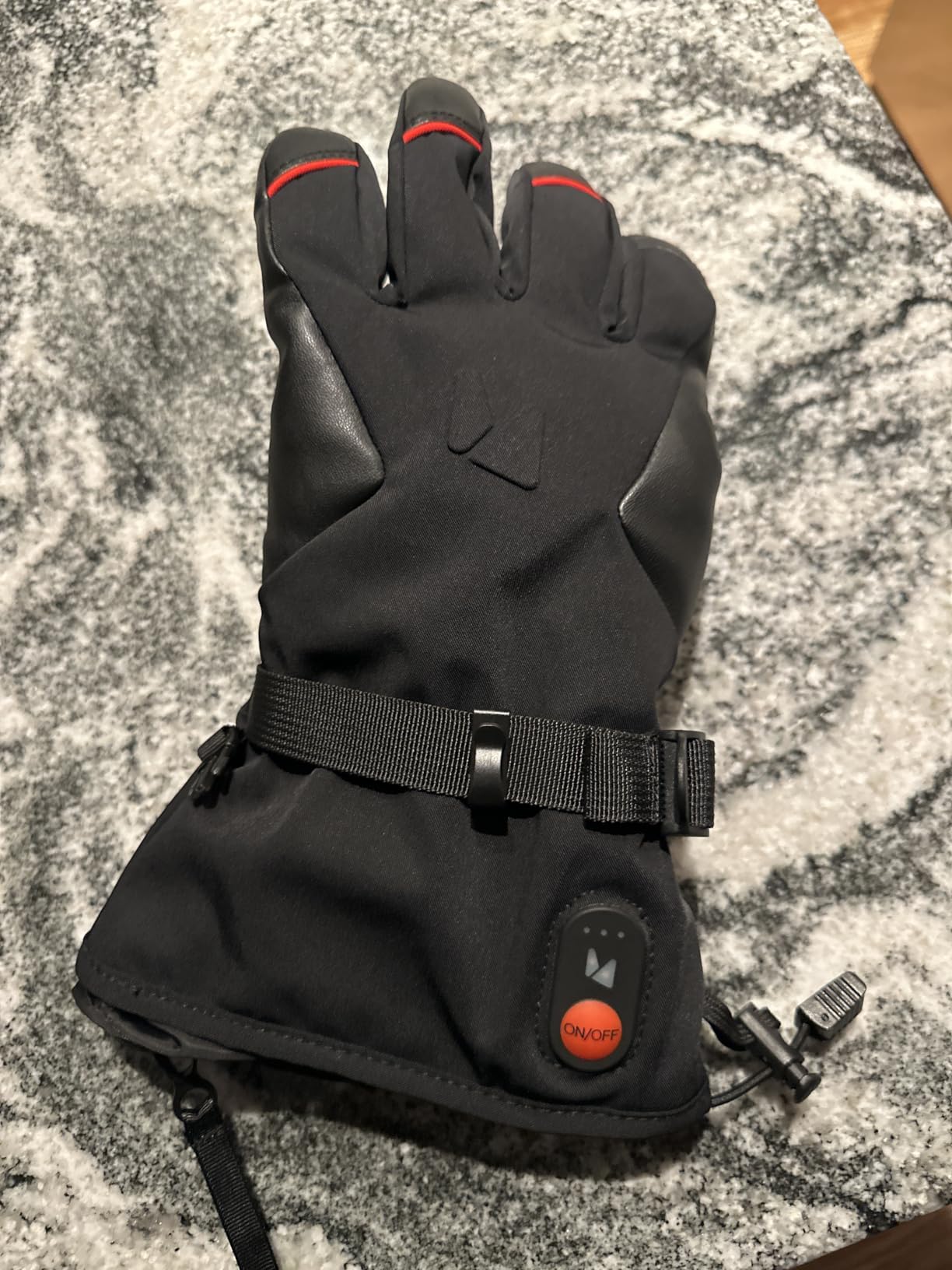 Hompres Heated Gloves, 11.1V Rechargeable Heating Gloves for Men Women, 4 Heating Levels, PU Leather & Wrist Leash, Touchscreen, Winter Gift for Outdoor Work, Skiing, Hunting, Cycling, Christmas customer photo 2