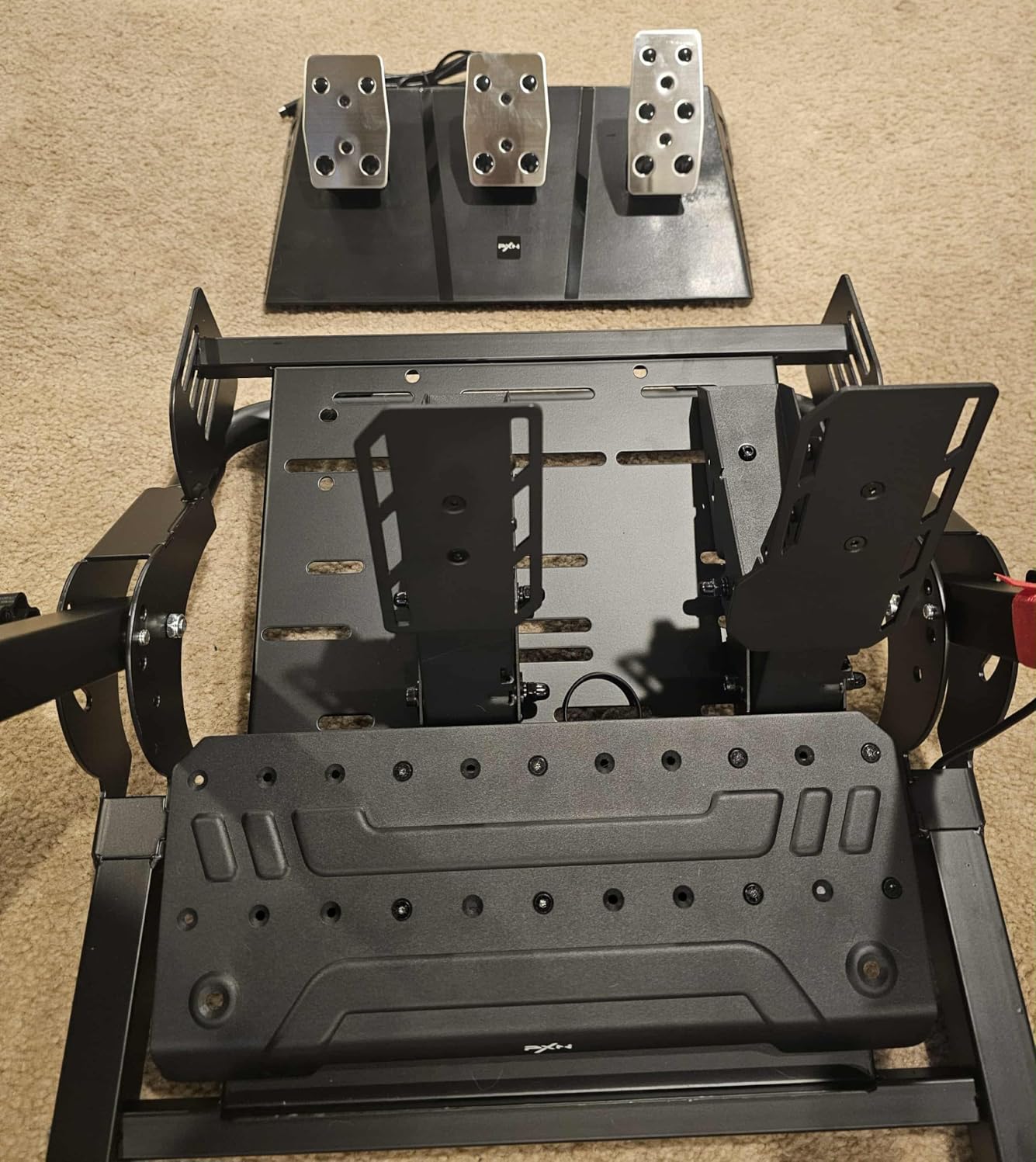 PXN PD HM Brake&Throttle Sim Racing Pedals - All-Metal 2-Pedal Set with Hall Sensors, Adjustable Angle & Height, USB-A/Type-C/RJ45 Connectivity, Compatible with PC V99/V10/V12/VD Wheel Bases customer photo 3