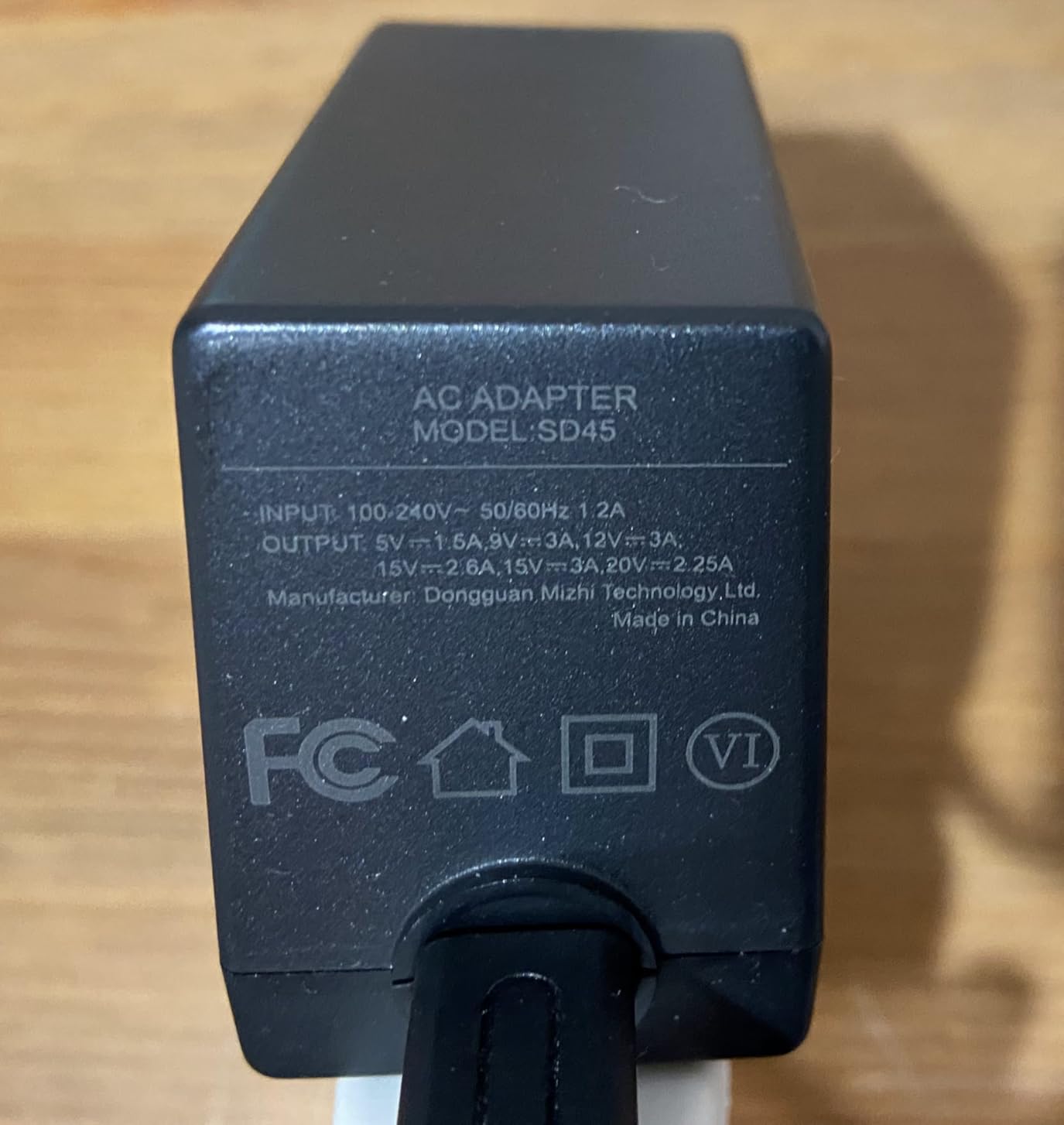Charger for Nintendo Switch, 45W AC Adapter Fast Charging with 5ft Detachable USB C Cable, Compatible with Switch/OLED/Lite, Steam Deck, Support TV Mode, Original Quality customer photo 2