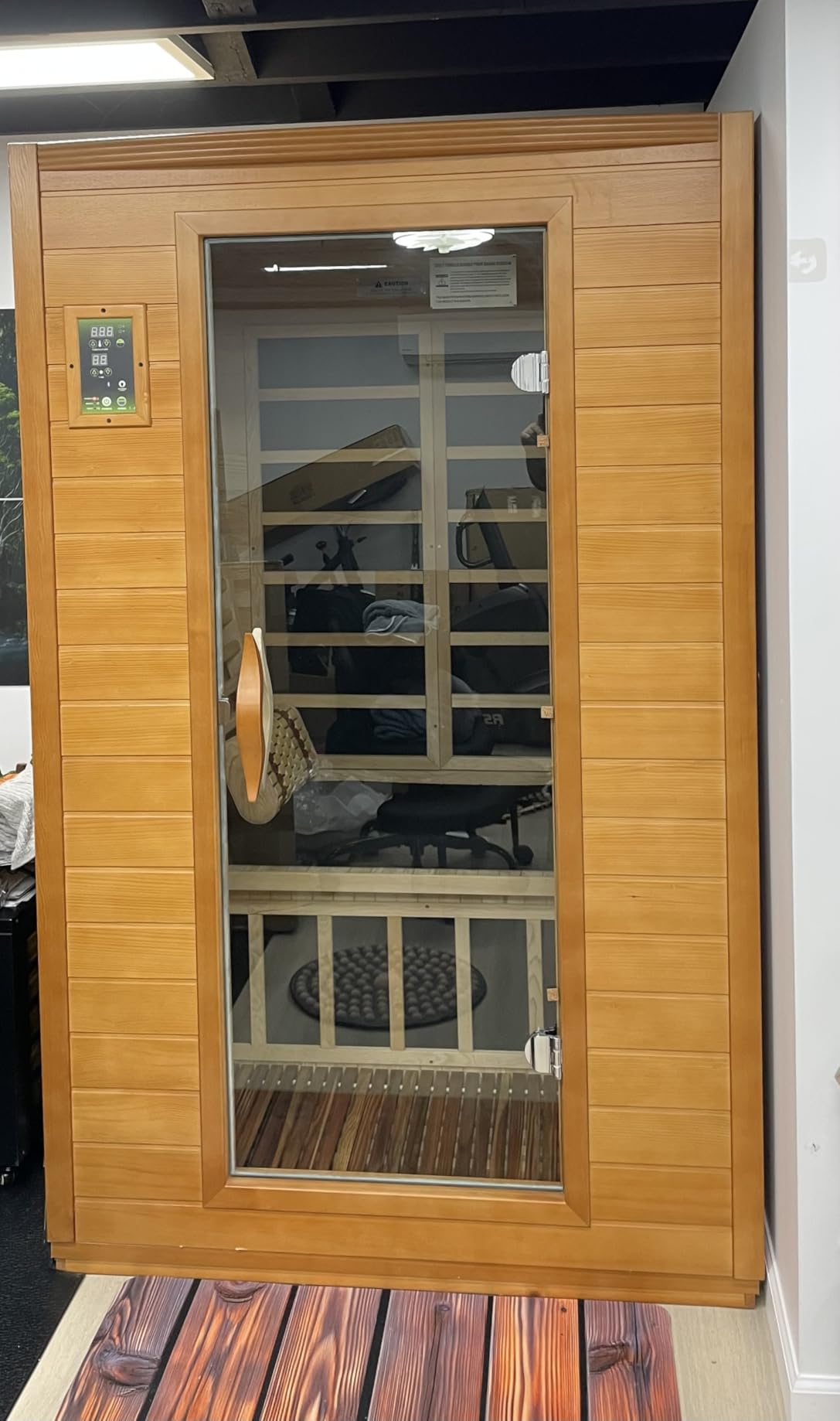 DYNAMIC SAUNAS Elite 1 Person Compact Ultra Low EMF FAR Infrared Sauna with Red Light Therapy & Bluetooth Speakers - Personal Indoor for Home & Gym customer photo 1