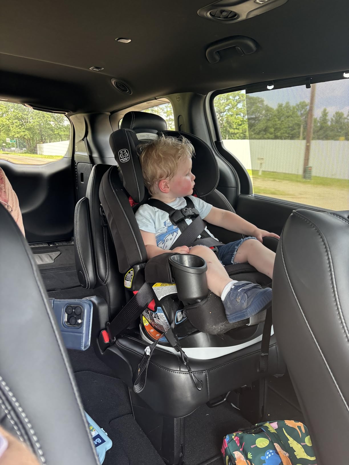Graco Grows4Me 4-in-1 Convertible Car Seat, 10 Years of Use - Infant Car Seat to Toddler, 4 Stages of Use - Rear Facing, Forward Facing, High Back Booster, Backless Booster Seat, West Point Design customer photo 2