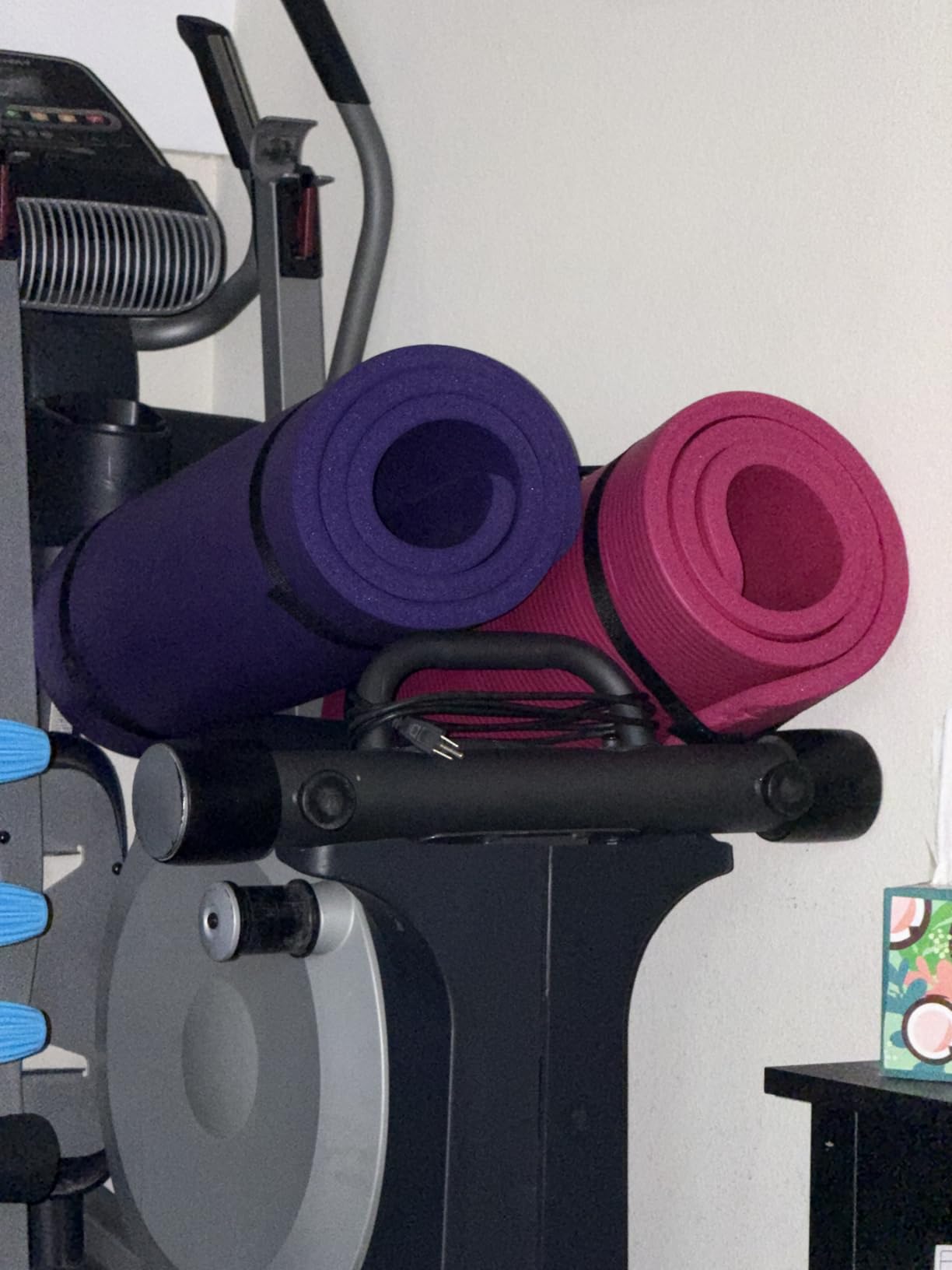 BalanceFrom Yoga Mat, 1-Inch Extra Thick High Density Exercise Mat, Anti-Tear Exercise Yoga Mat with Carrying Strap customer photo 2