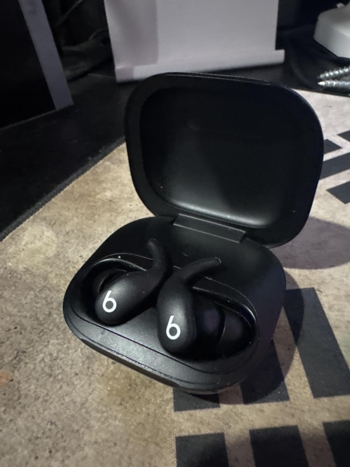 Beats Powerbeats Fit - Wireless Noise Cancelling Workout Earbuds with Secure-Fit Wingtips, 30-Hour Battery, Sweat & Water Resistant, Apple & Android Compatible - Gravel Gray customer photo 1