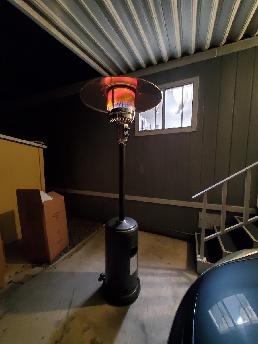 Pamapic 50,000 BTU Outdoor Heaters for Patio with Round Table Design, Premium 304 Stainless Steel Burner, Triple Protection System Propane Patio Heater for Porch Garden, Residential & Commercial Use customer photo 1