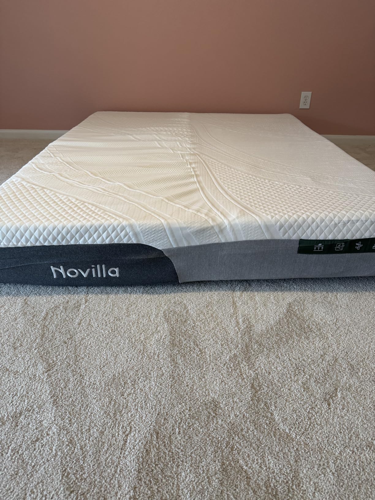 Novilla 12 Inch Twin Mattress, Gel-Infused Bliss Cooling Memory Foam Mattress Twin in a Box with Cool-Touch Nylon Cover, Pressure Relief & Body Support with CertiPUR-US Certified Foam customer photo 1