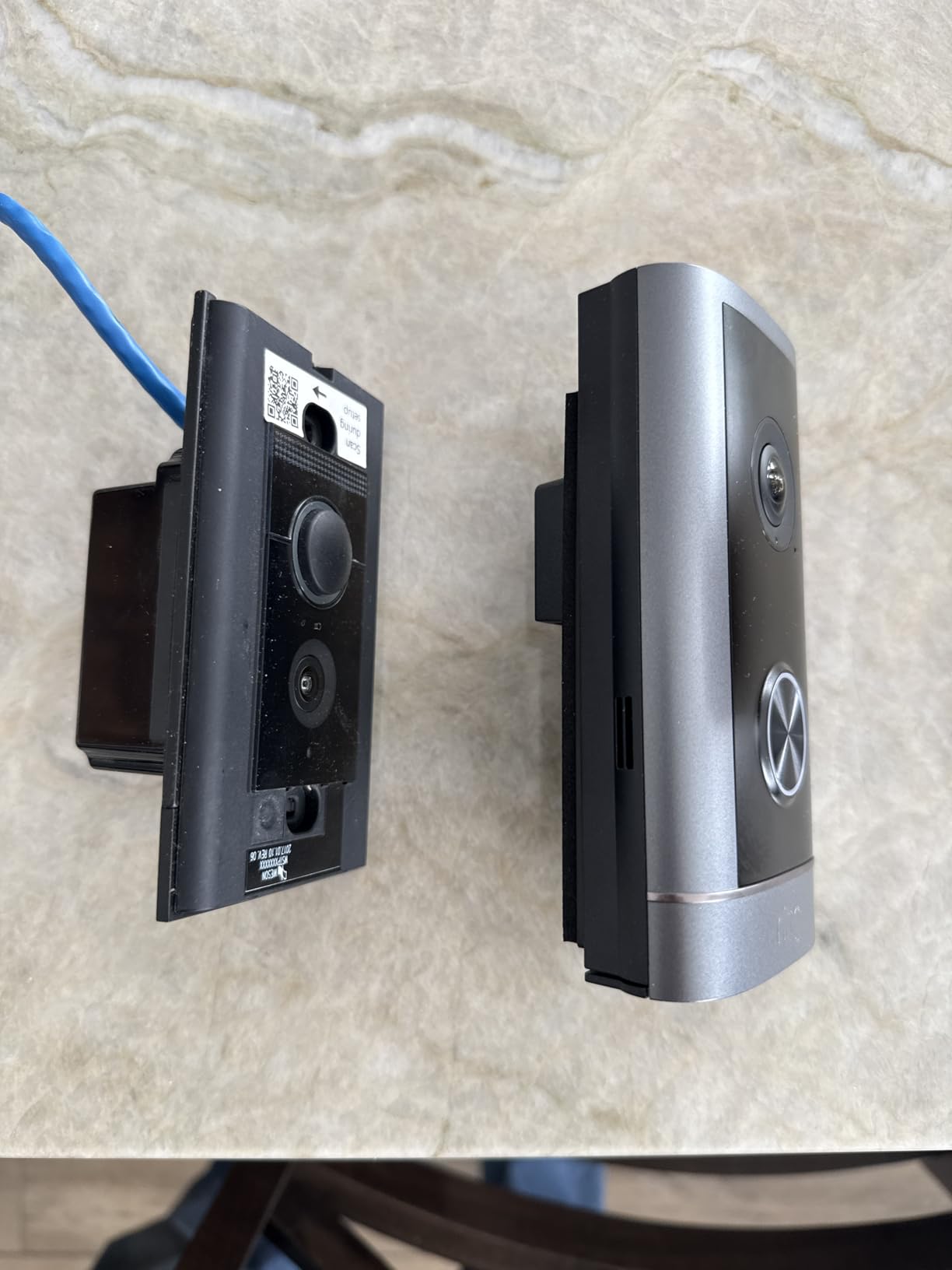 Ring Wired Doorbell Elite (newest model), Native Power over Ethernet, Retinal 4K video, Remote Gate Access, 10x Enhanced Zoom, Low-Light Sight customer photo 1