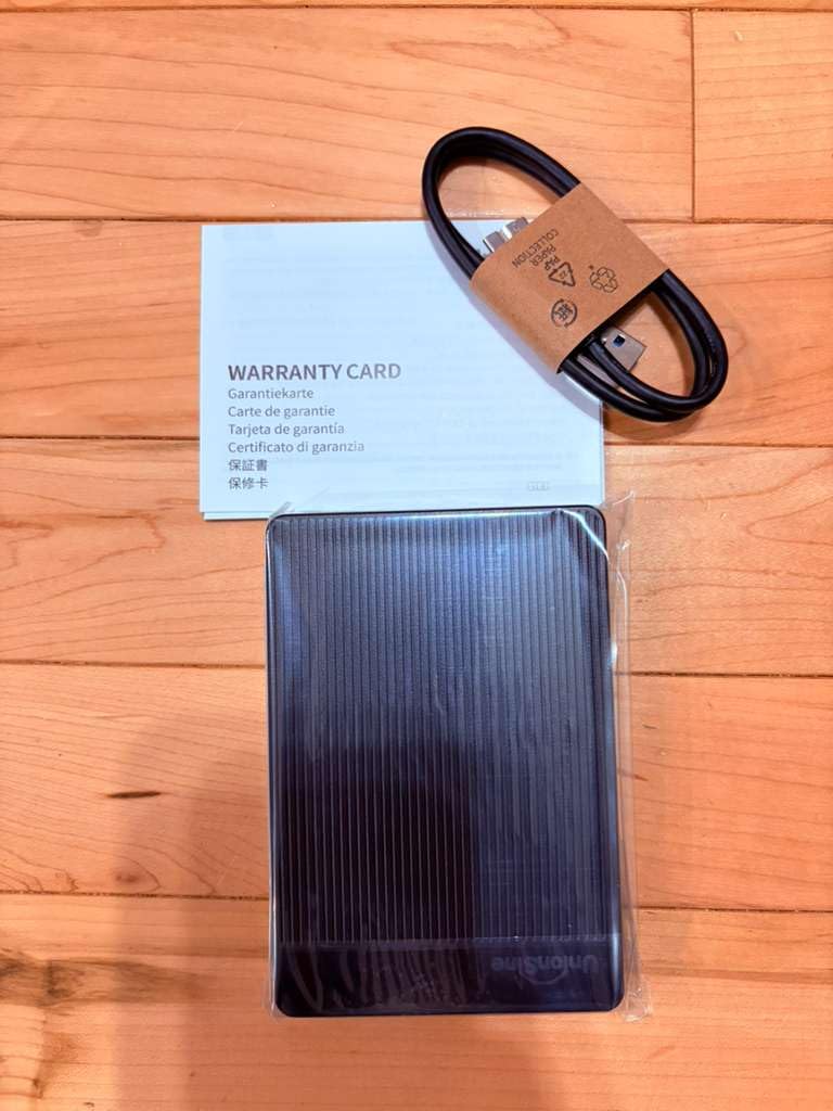 UnionSine 1TB Ultra Slim Portable External Hard Drive HDD-USB 3.0 for PC, Mac, Laptop, PS4, Xbox one, Xbox 360-(Black) customer photo 1