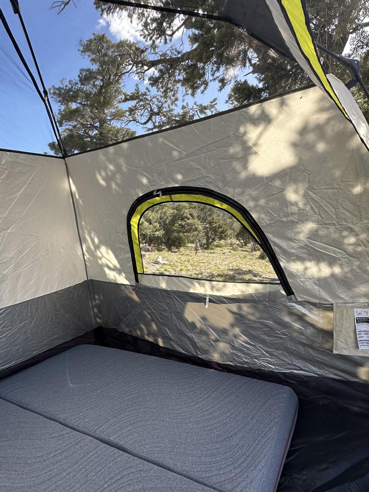 Camping Tent 2/3/4 Person Instant Pop Up Tents for Camping - 40s Automatic Easy Setup Tent with Rainfly, Double-Layer Waterproof & Windproof Instant Tents with Welcome Mat for Camping & Hiking customer photo 2
