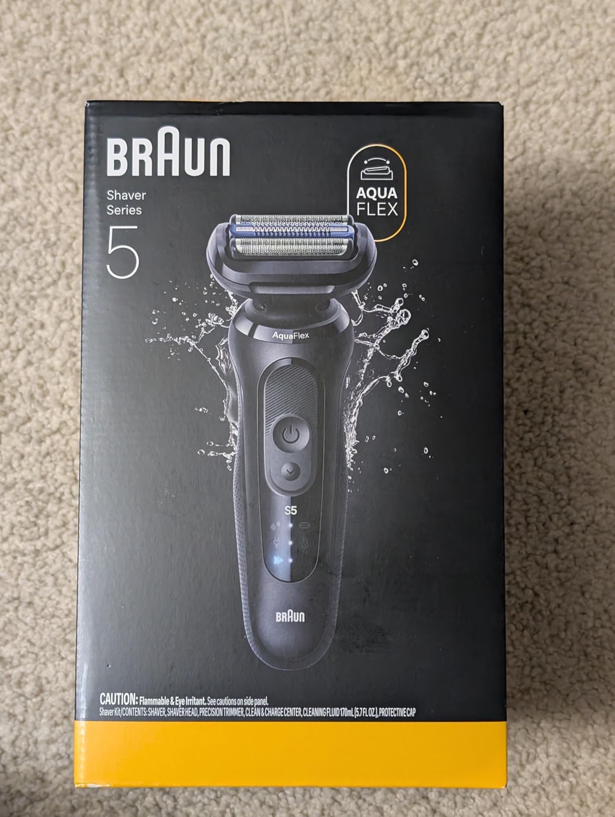 Braun Series 5 Electric Shaver for Men, Wet & Dry Foil Razor, 4-in-1 Clean & Charge Center, Precision Trimmer Attachment, Replacement Shaver Head, Black 5165ps customer photo 1