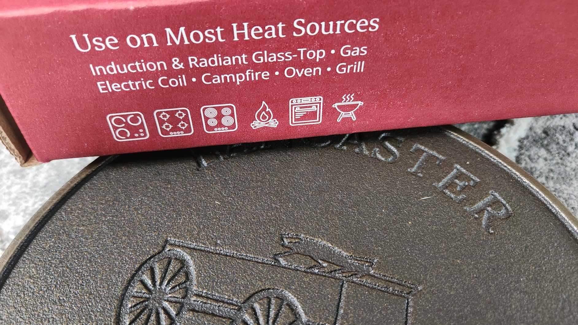 Lancaster Cast Iron No. 6 Skillet - 8 3/4 Inch Diameter Pre-seasoned Frying Pan, Made in USA customer photo 2