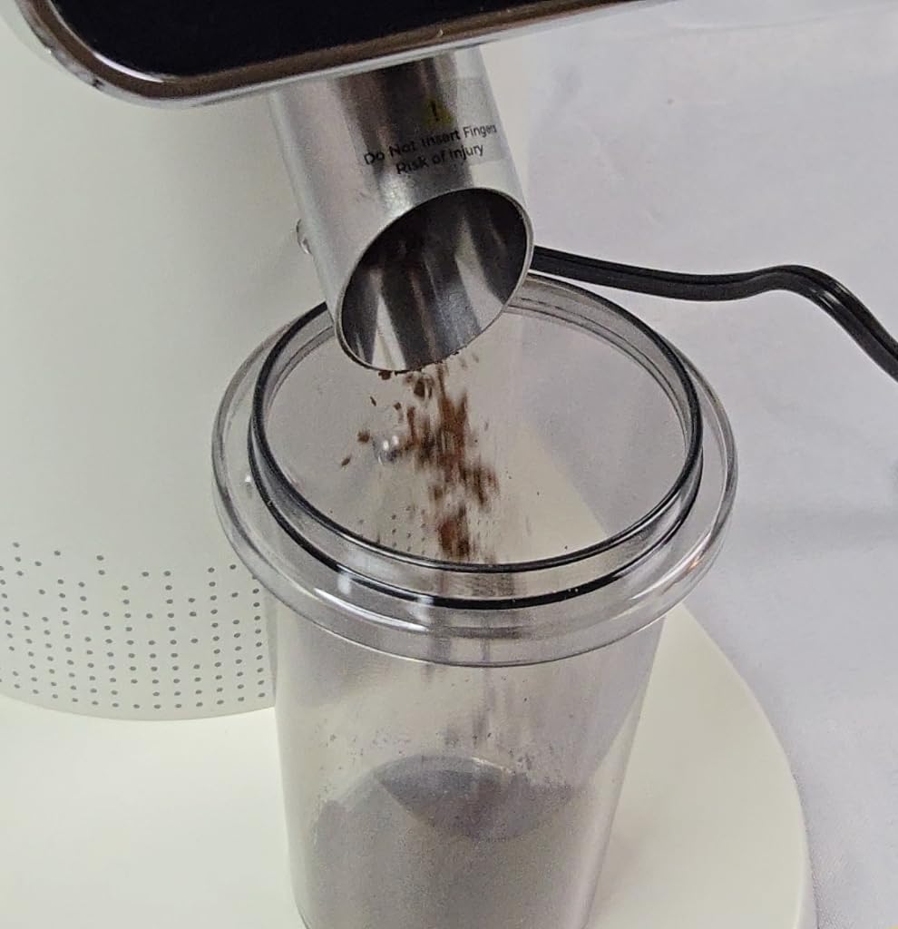 Tuni G3 Commercial Grade 64mm Flat Burr Coffee Grinder, 100 Grind Settings Electric Espresso Grinder with Single Dose, Touchscreen Display & Anti-Static Tech, All-Metal Stainless Steel Body, Ivory customer photo 2
