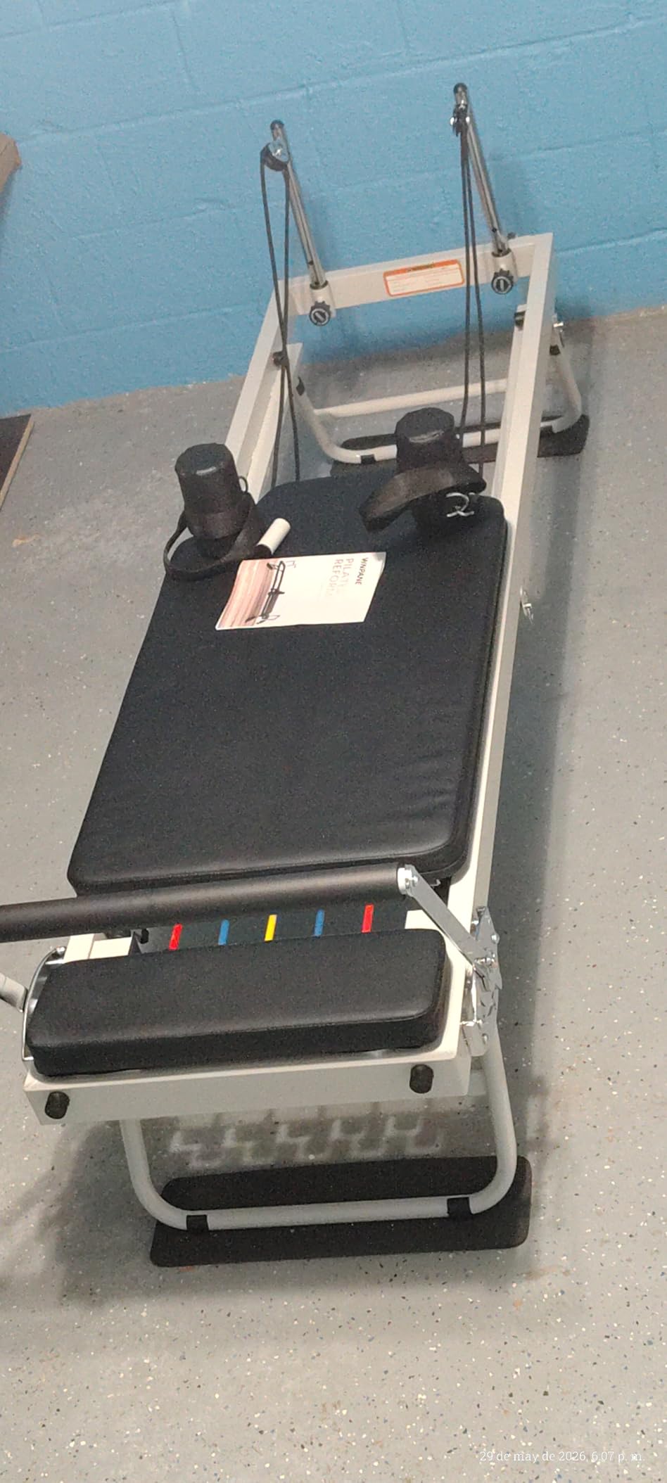 Foldable Pilates Reformer for Home Use Pilates Reformer Machine with Adjustable Resistance Bands Space-Saving Pilates Machine for Core Strength & Full Body Workout customer photo 2
