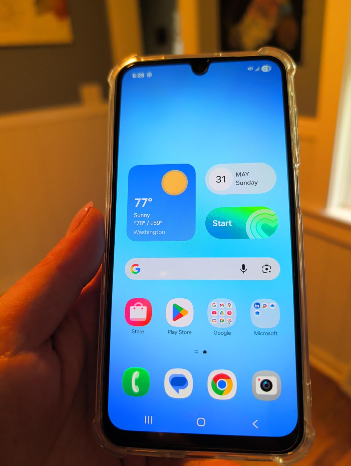 Samsung Galaxy A17 5G Smart Phone, 128GB, Large AMOLED, High-Res Camera, Durable Design, Super Fast Charging, Expandable Storage, Circle to Search, 2025, US 1 Yr Manufacturer Warranty, Gray customer photo 2