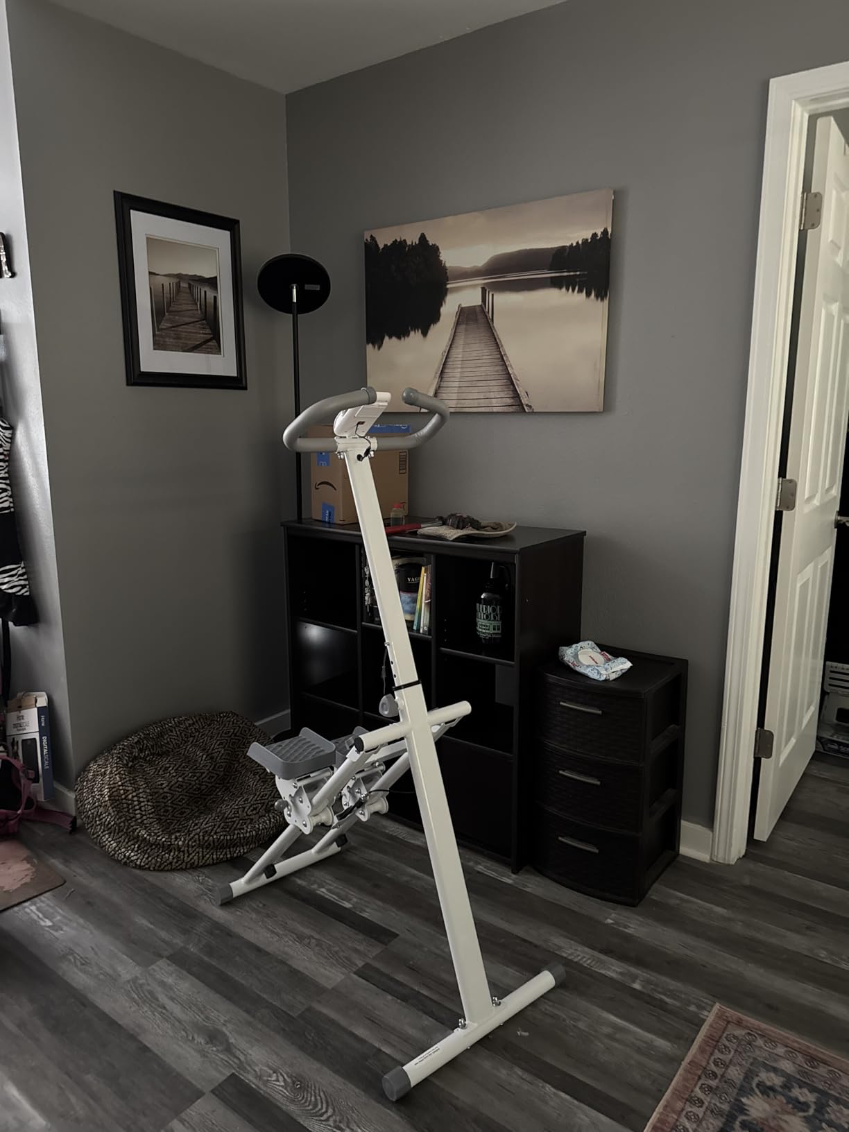 Stair Stepper for Home, Stair Master for Exercise at Home Folding Stair Stepper for Full-Body Workout Compact Stair Climber with Resistance/Phone Holder/Adjustable Handlebar & Pedals customer photo 1