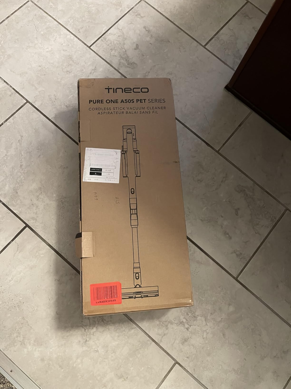 Tineco Pure One A50S Cordless Stick Vacuum Cleaner, 185W Suction, 1L Larger Dustbin, 3DSense Power Brush, PureCyclone Tech, Easily Tackles Large Debris customer photo 1