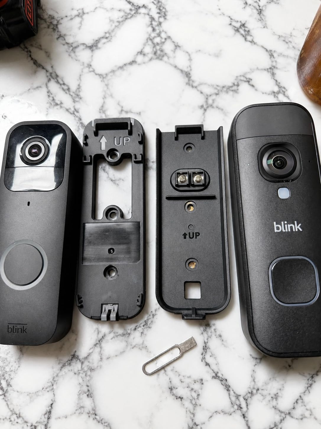 Battery Doorbell 2K+ (newest model) - Wireless video doorbell, 2K resolution, enhanced audio. Required Sync Module not included - Add-On (Black) customer photo 2