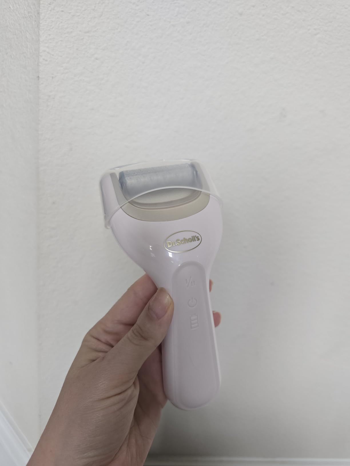 Dr. Scholl's Pedi Perfect Electric Foot Callus Remover, Waterproof, Rechargeable with x2 Roller Heads, Removes Hard Skin for Soft Beautiful Feet, 90 Minute Run Time, Dust Catcher, Pedicure Tools customer photo 2