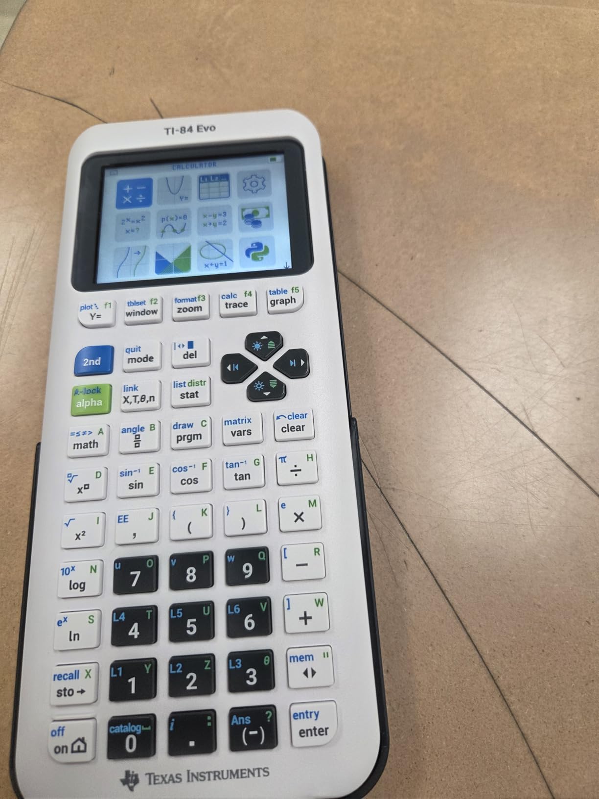 Texas Instruments TI-84 Evo Graphing Calculator, Intuitive Icon-based Homescreen, USB-C Charging, Python Programming customer photo 1
