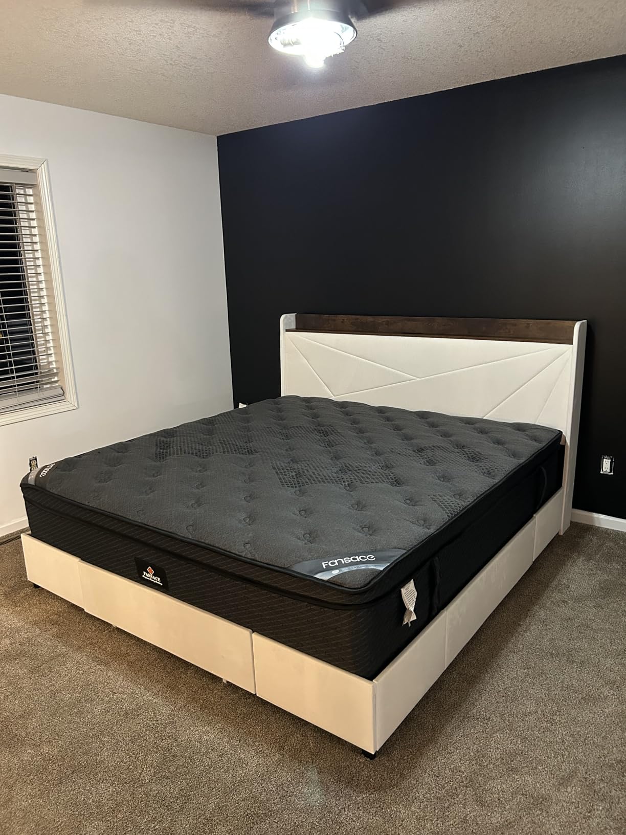 King Size Mattress Hotel-Level Luxury 14 Inch Hybrid King Mattress In A Box customer photo 1