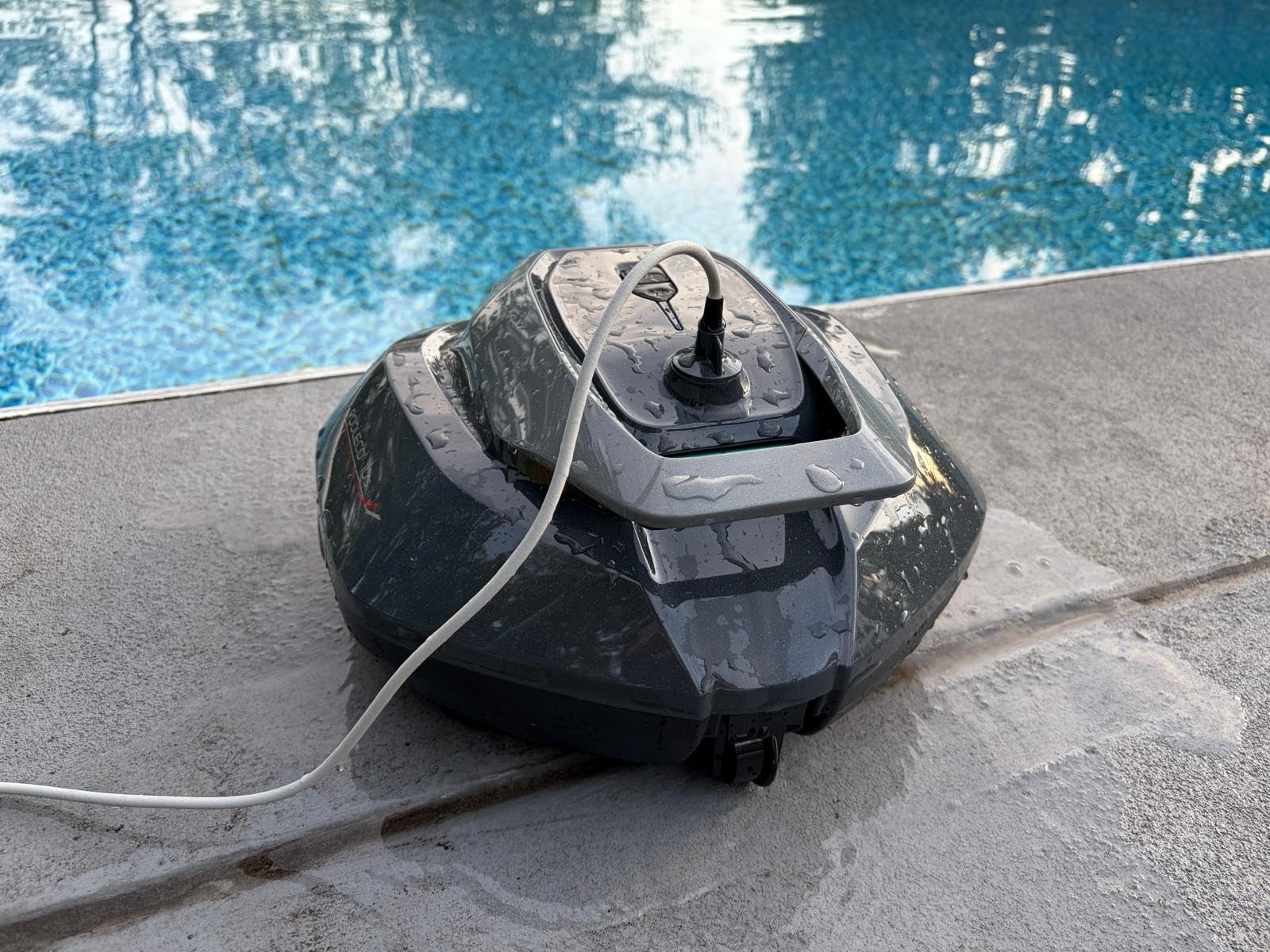 Robotic Pool Cleaner, Pool Vacuum for Above & In-Ground Pool, Dual-Motor Suction, 90Mins Runtime Automatic Self-Parking, 2.5h Fast Charging, Up to 850 Sq.ft, Pooleco S110 customer photo 2