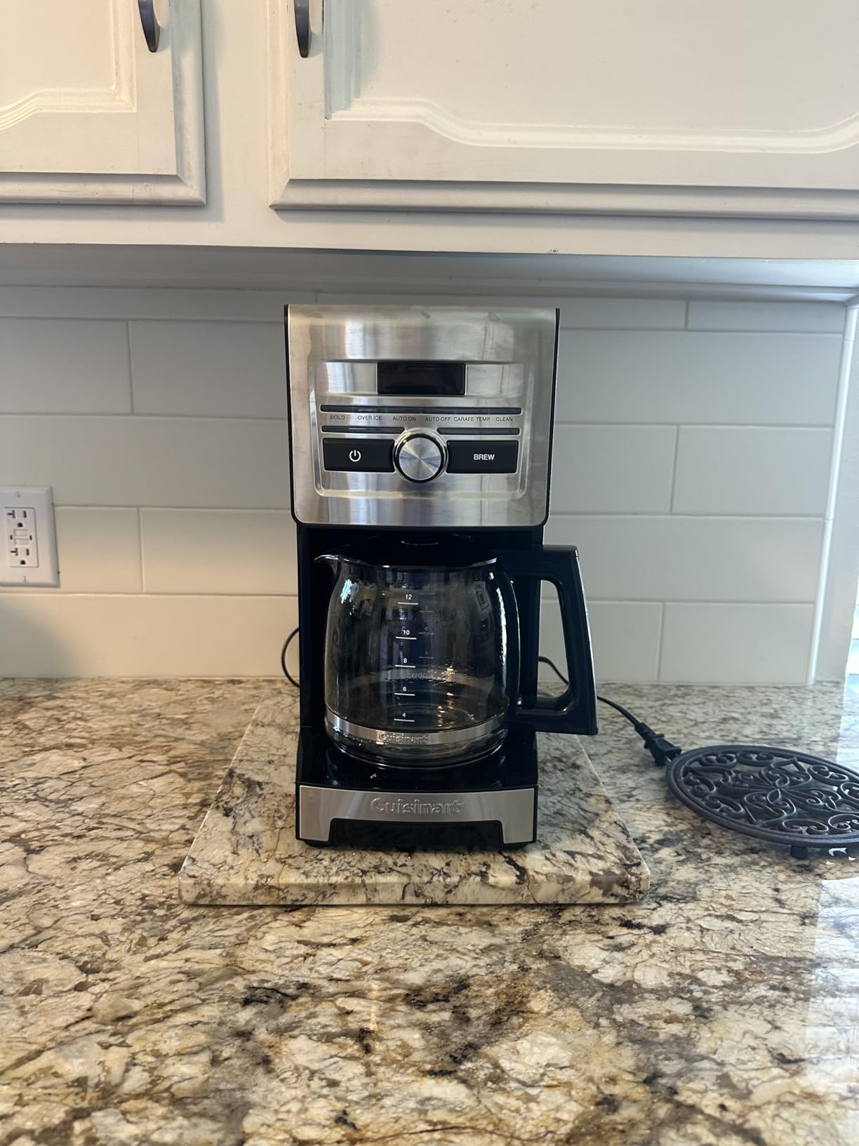 Cuisinart Personal Brew 12-Cup Coffee Maker, Automatic Programmable Coffee Machine, DCC-12, Stainless Steel/Black customer photo 1